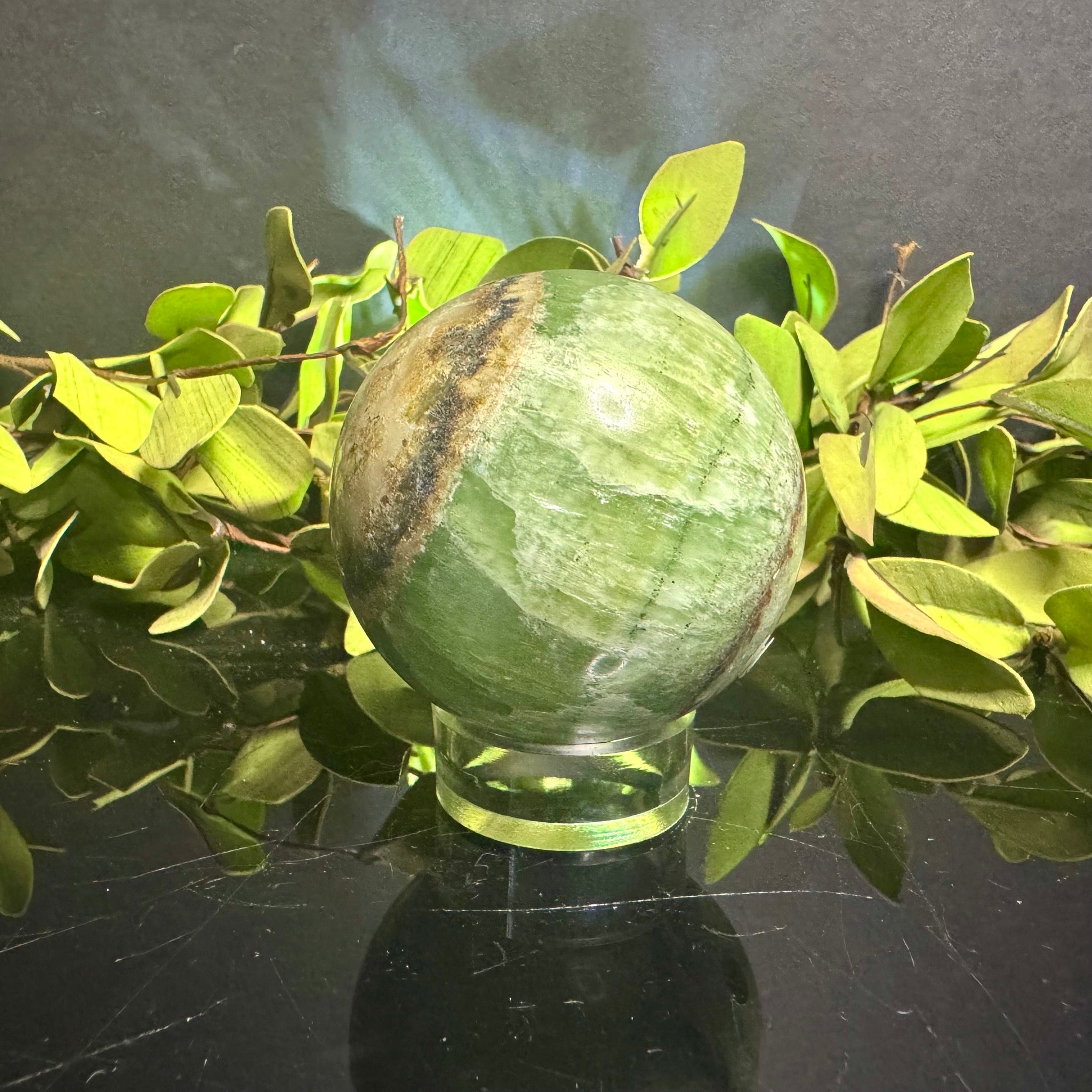 Green Onyx Sphere