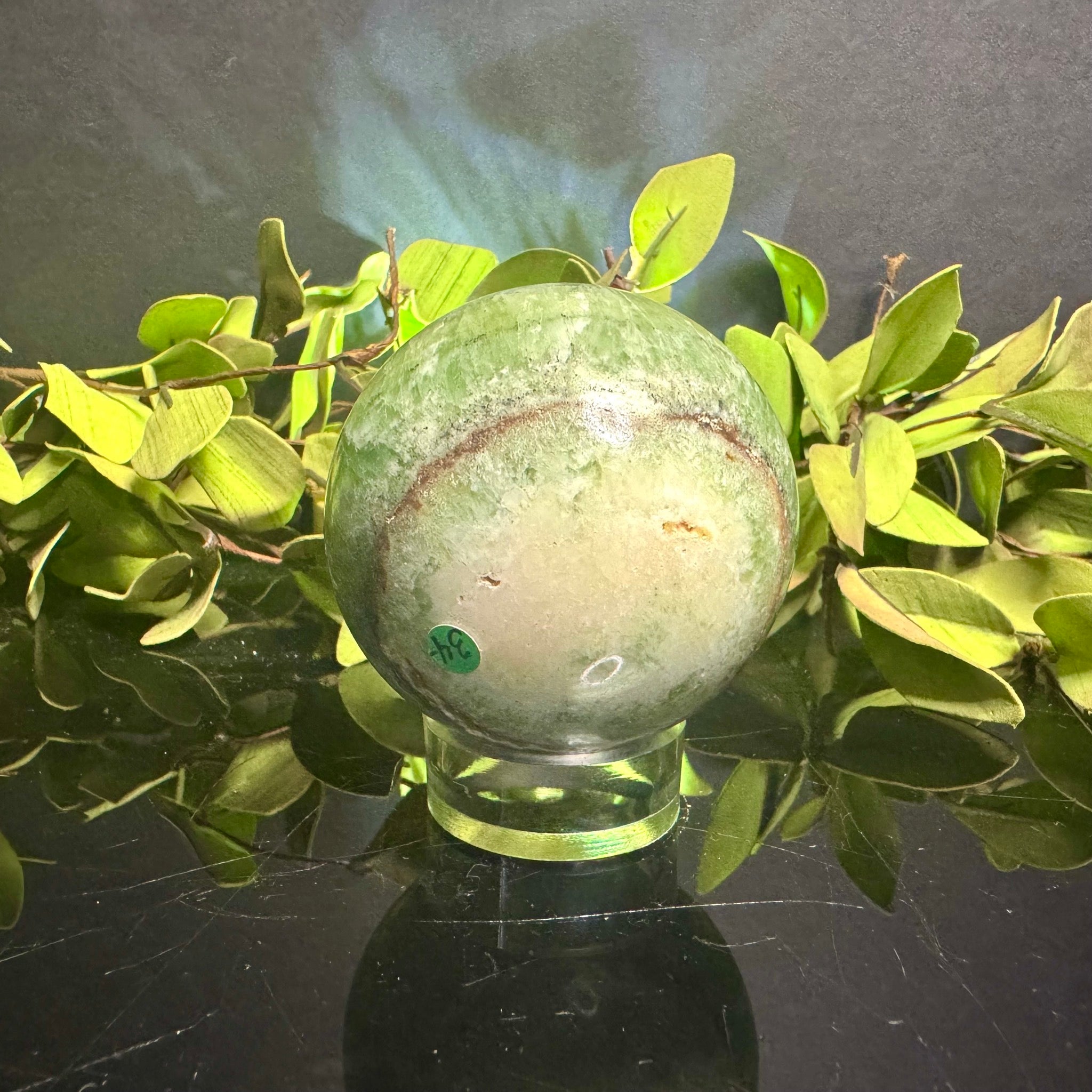 Green Onyx Sphere