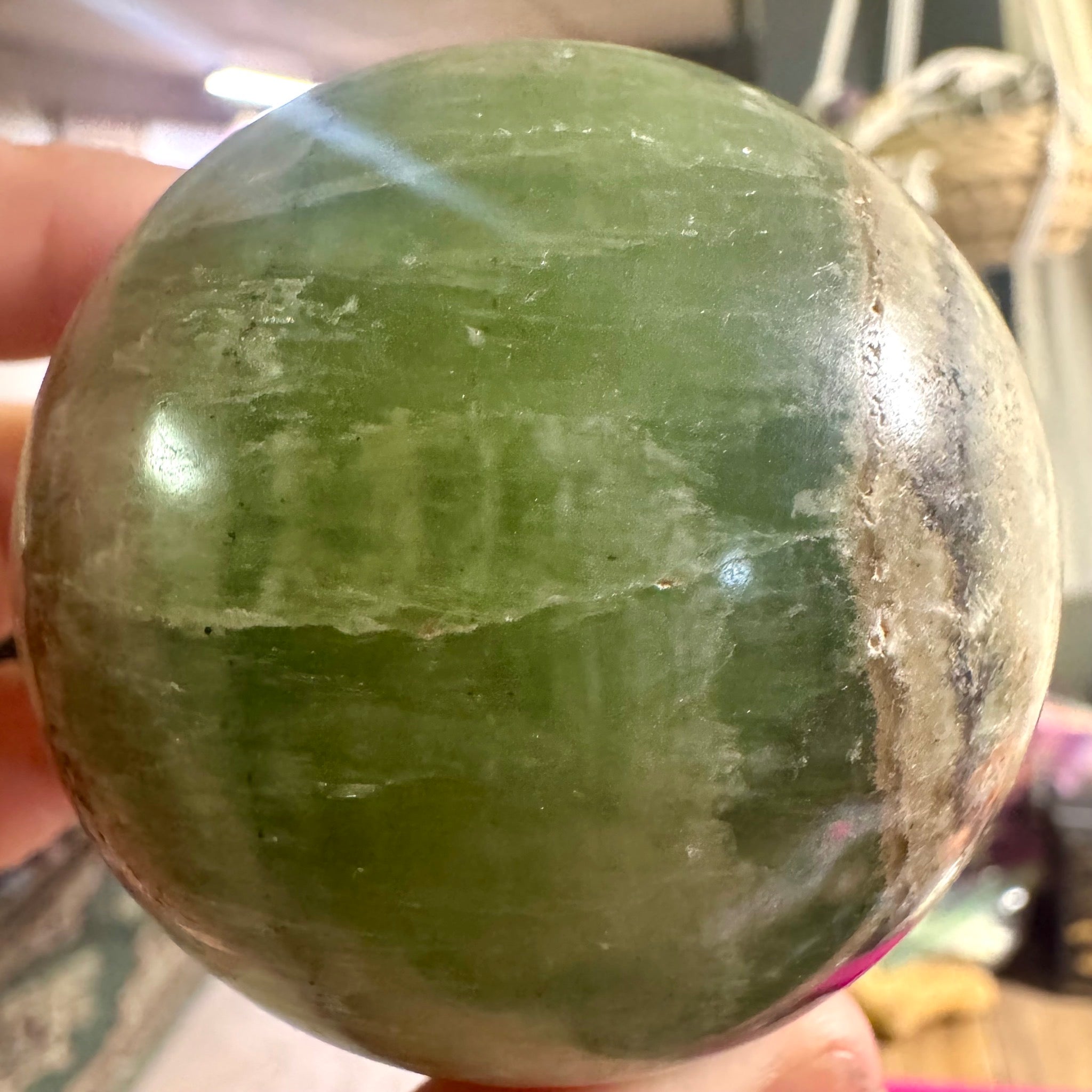 Green Onyx Sphere