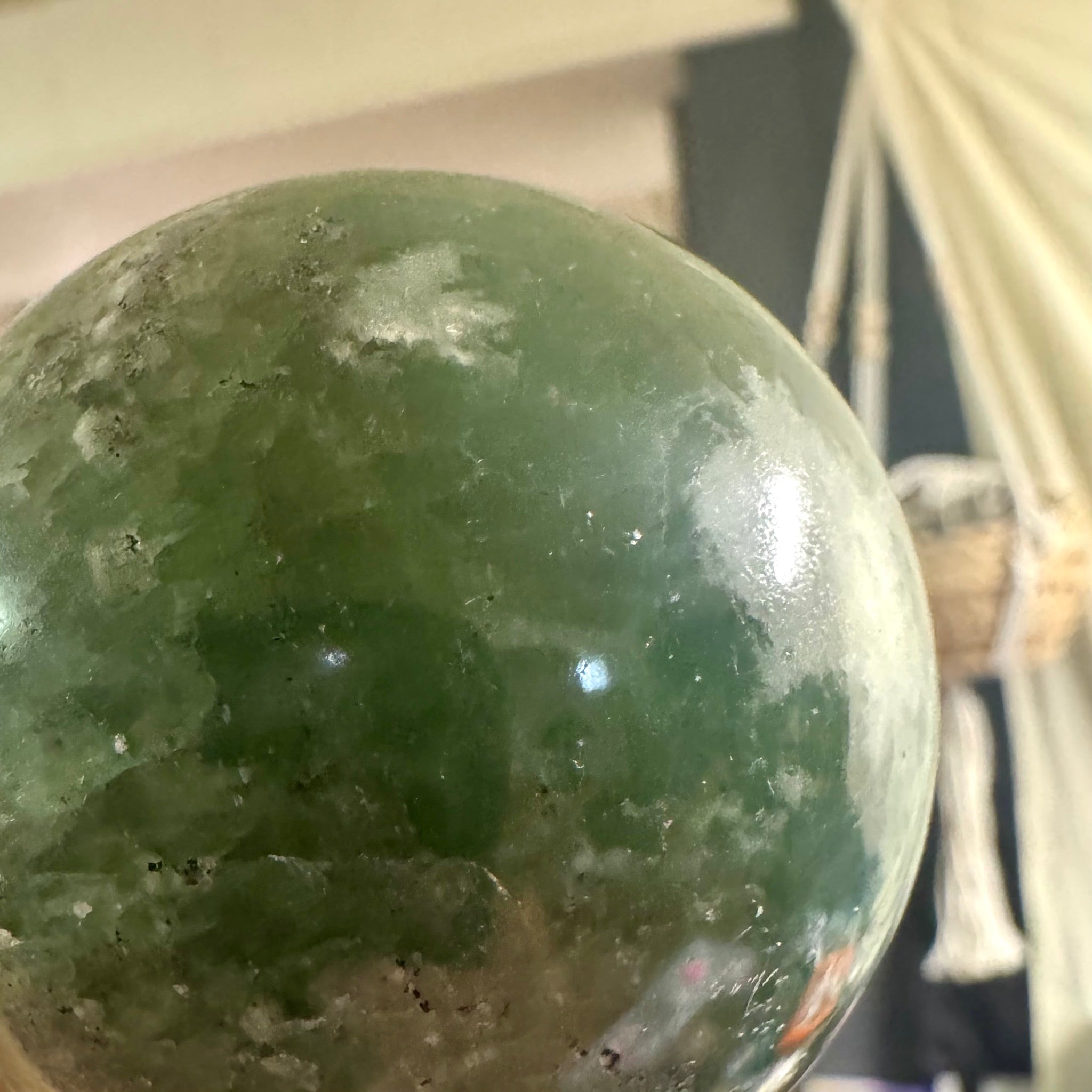 Green Onyx Sphere