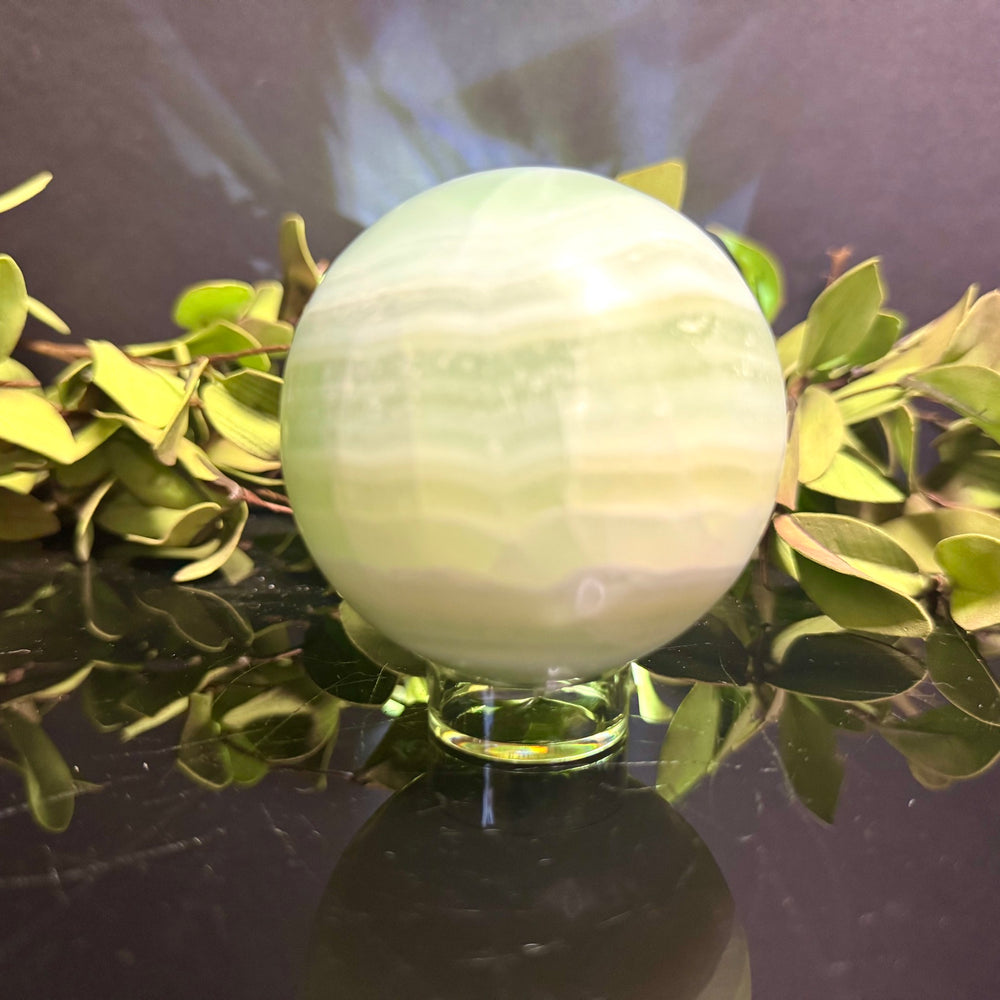 Pistachio Calcite Sphere