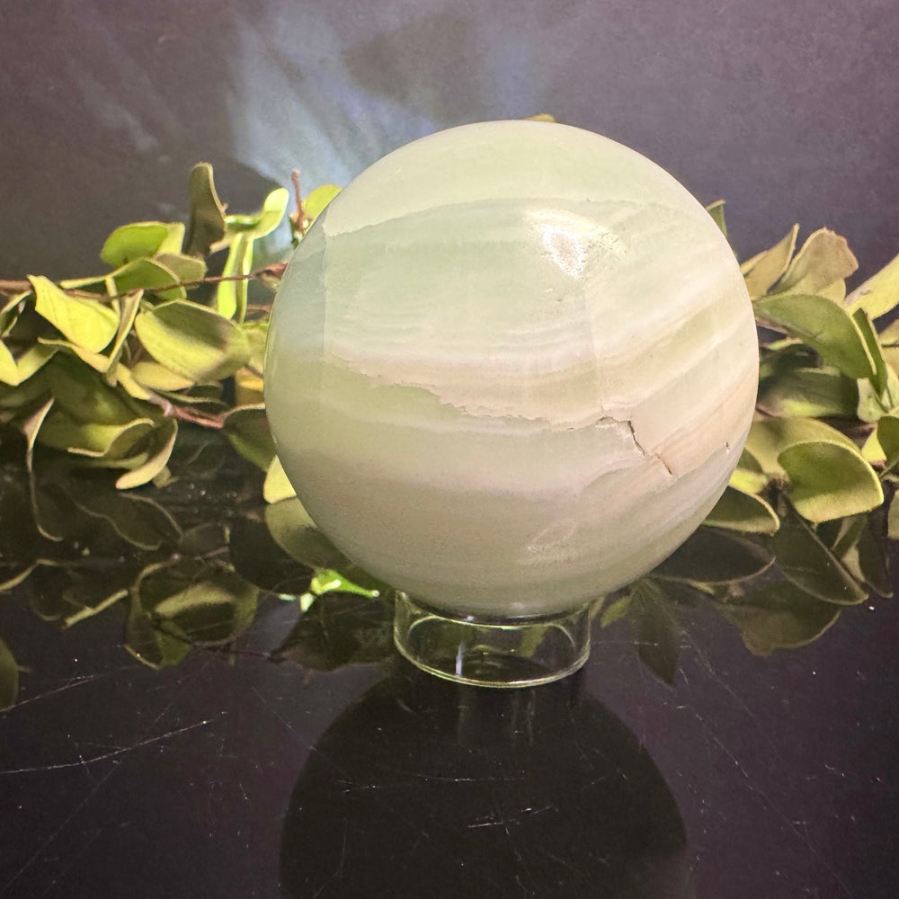 Pistachio Calcite Sphere