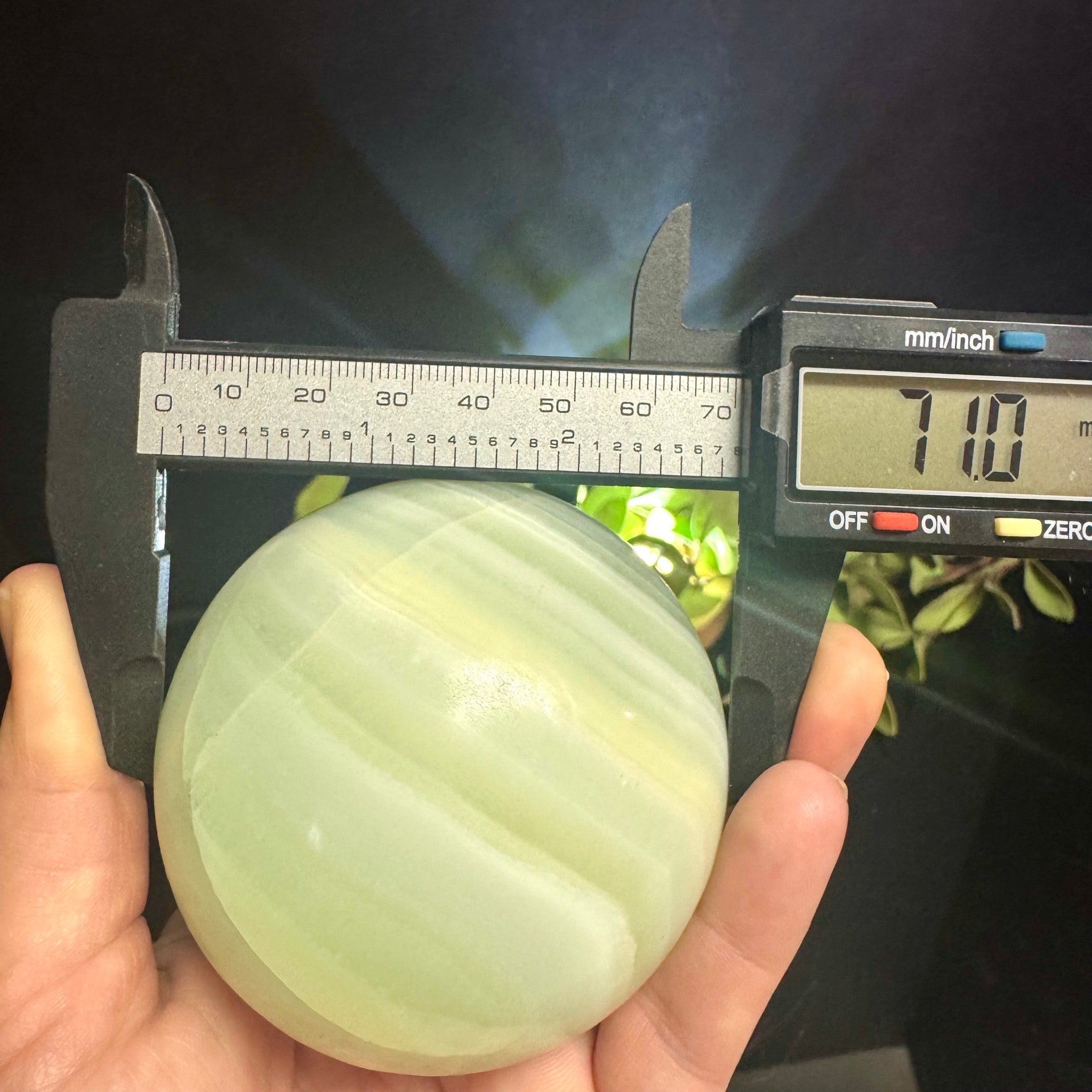 Pistachio Calcite Sphere