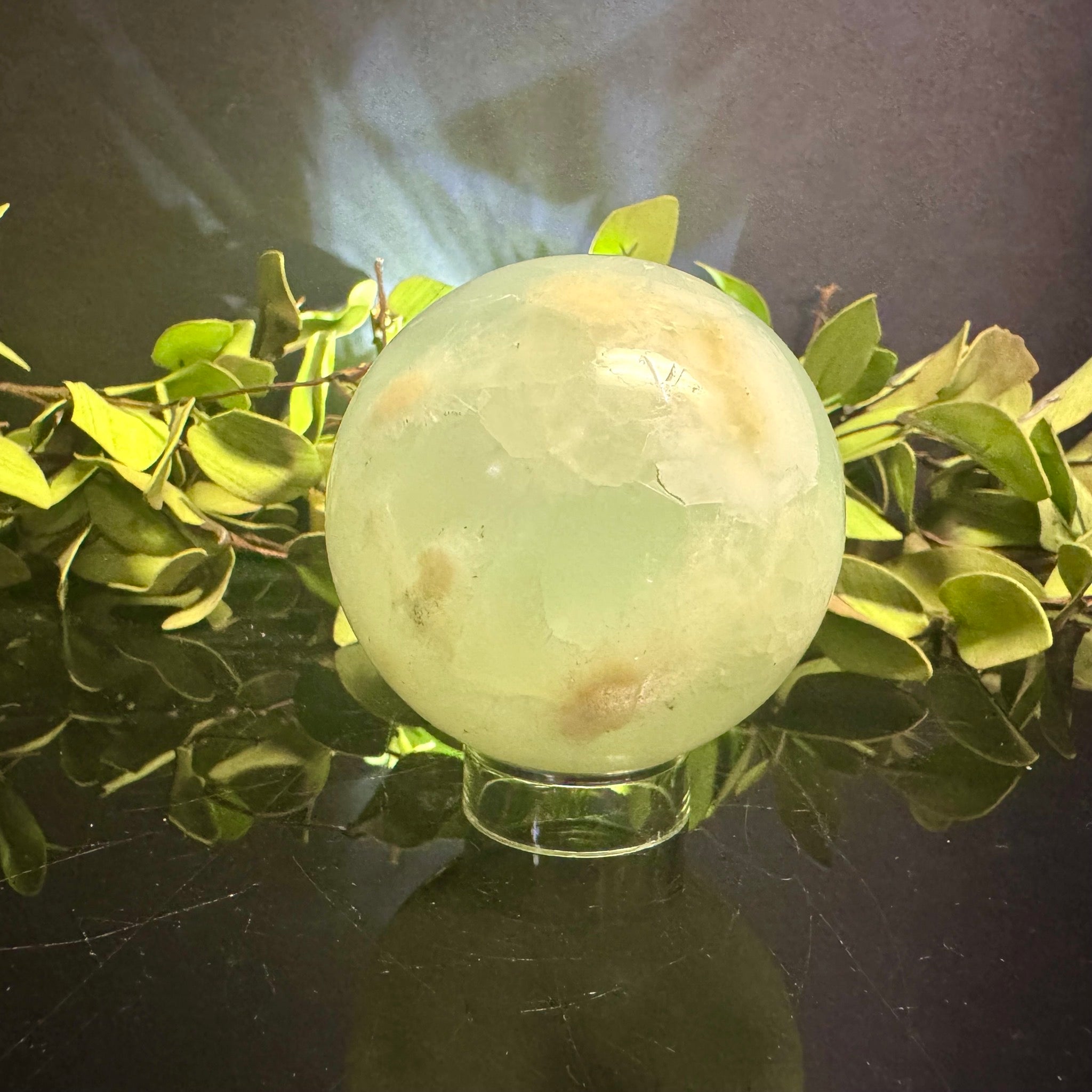 Pistachio Calcite Sphere