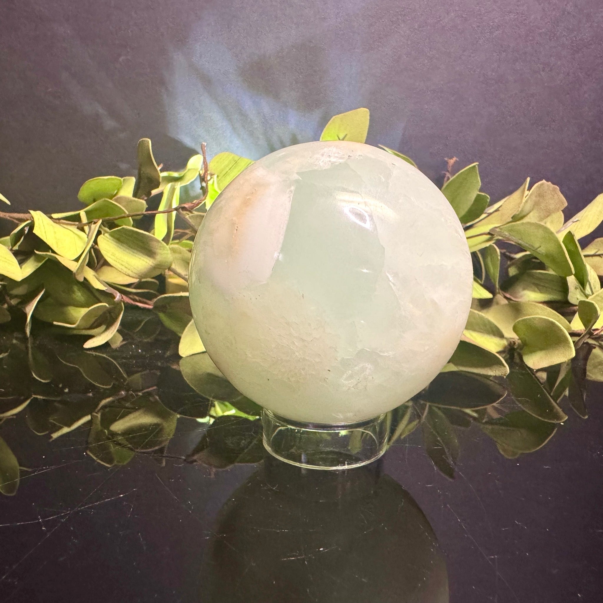 Pistachio Calcite Sphere