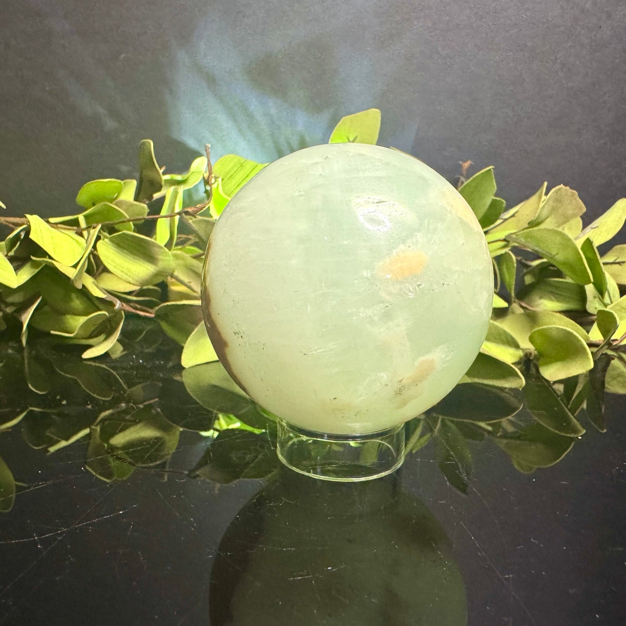 Pistachio Calcite Sphere