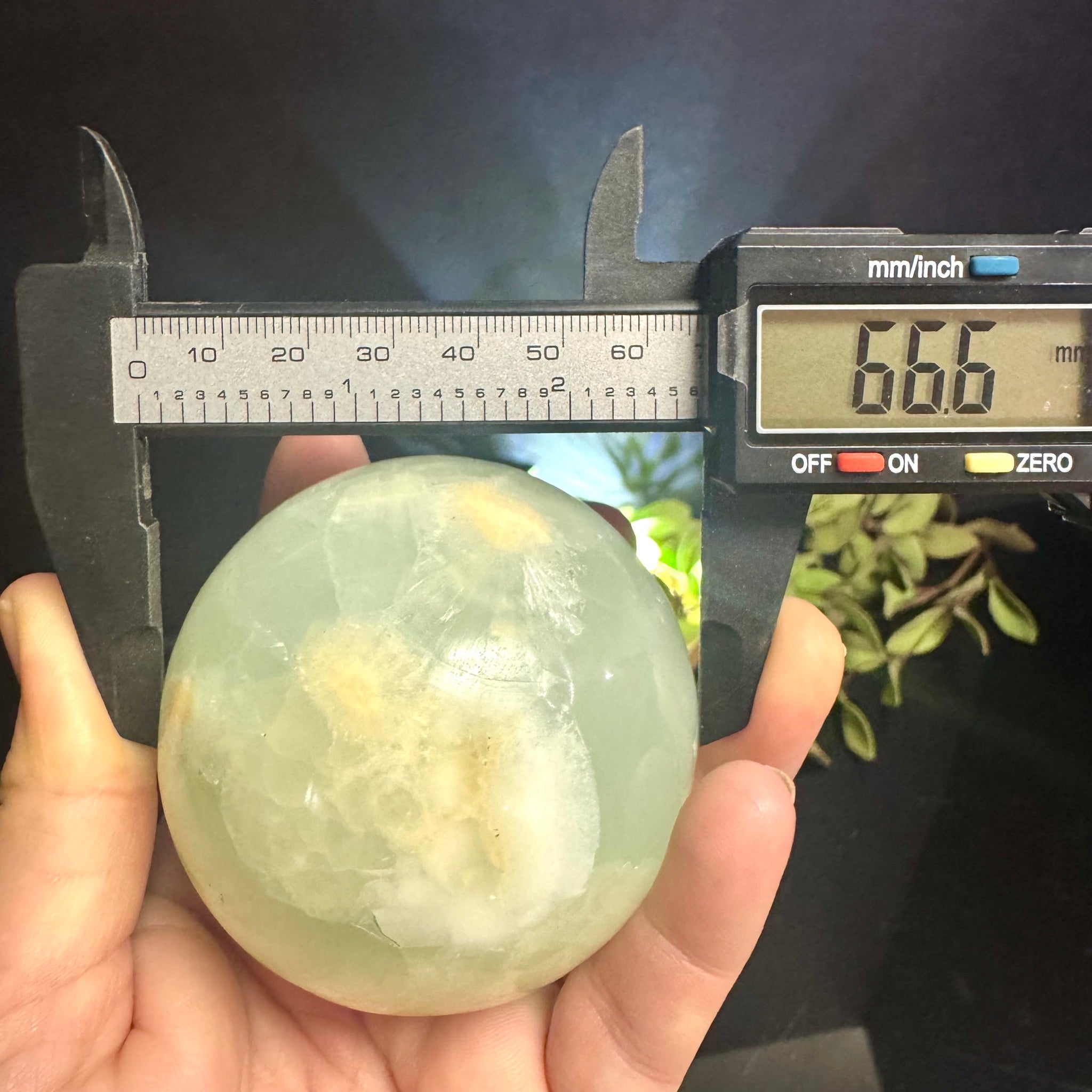 Pistachio Calcite Sphere
