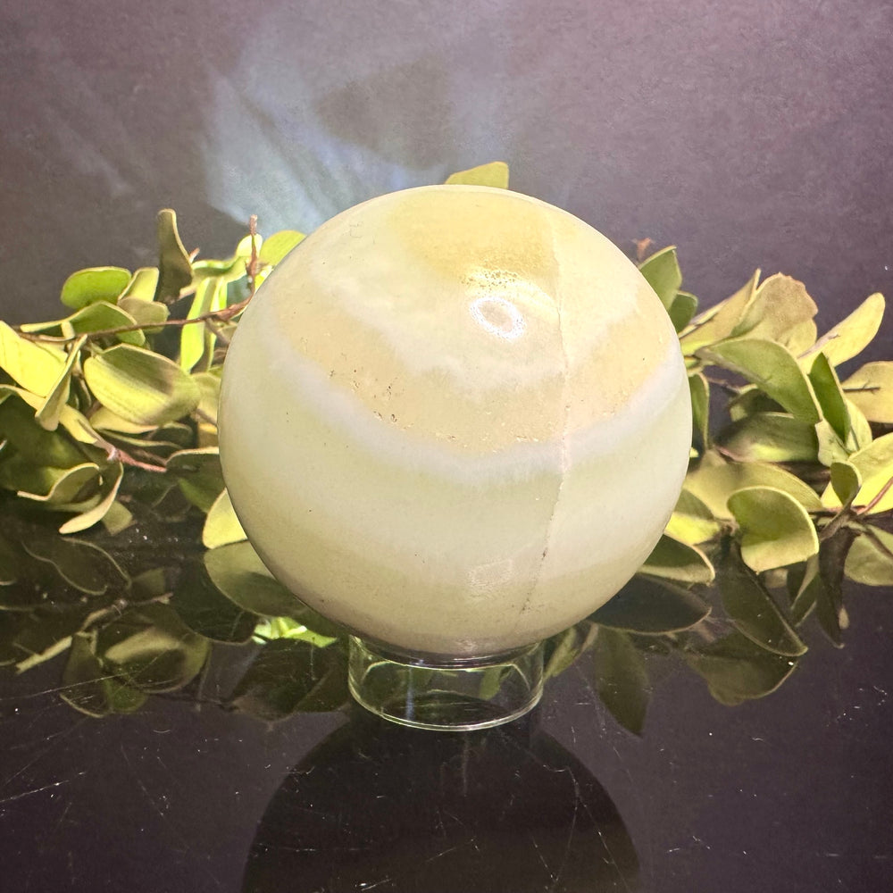 Pistachio Calcite Sphere