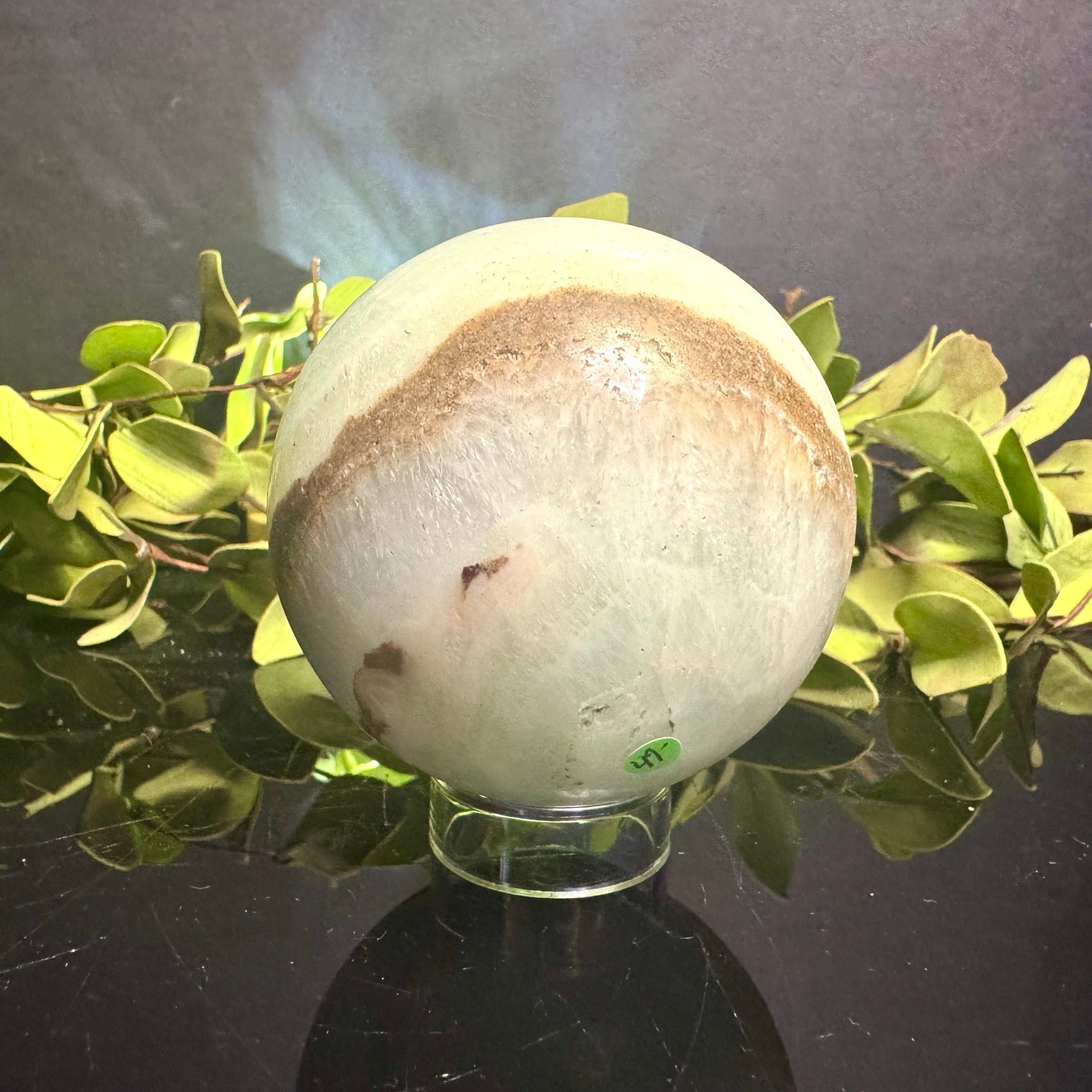 Pistachio Calcite Sphere