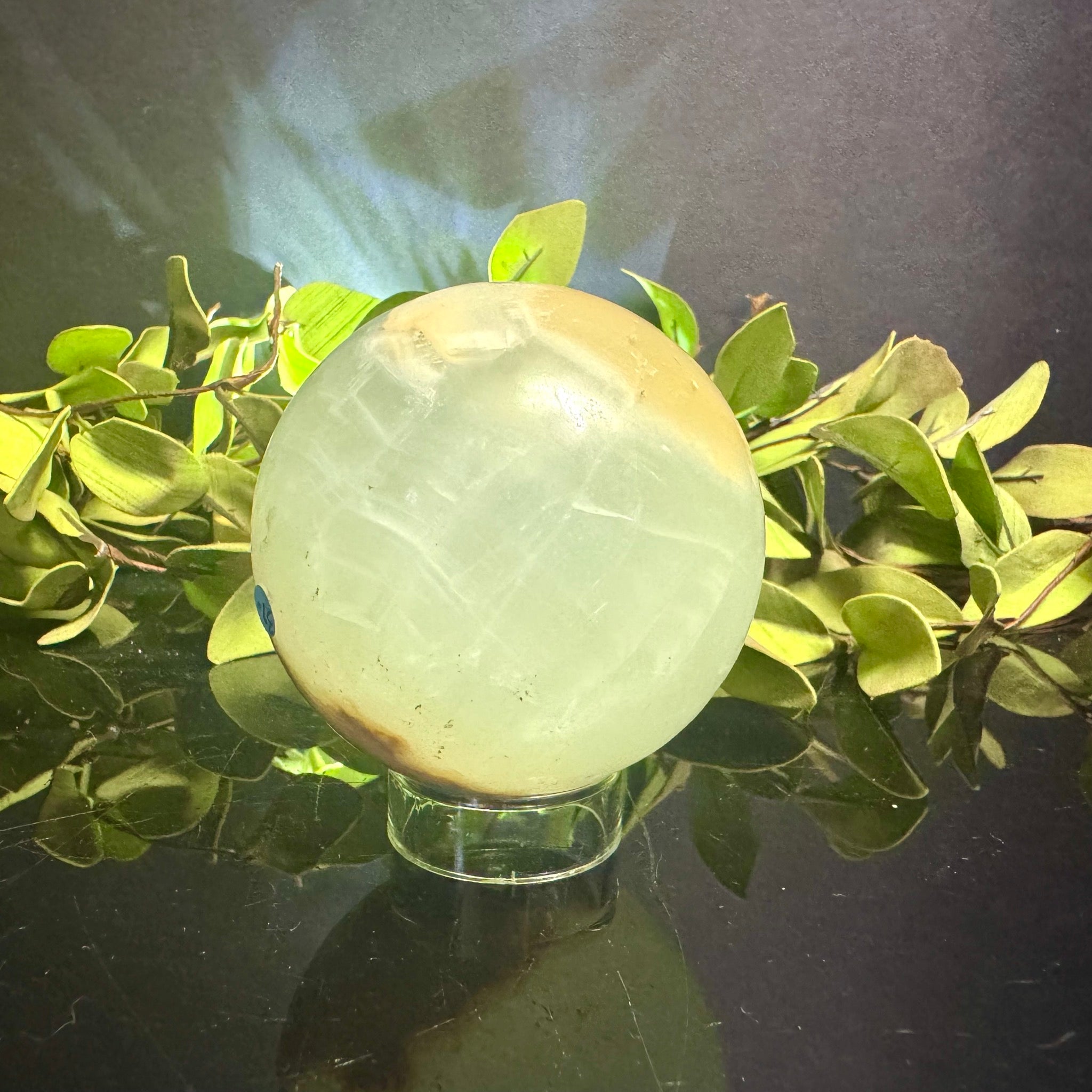Pistachio Calcite Sphere
