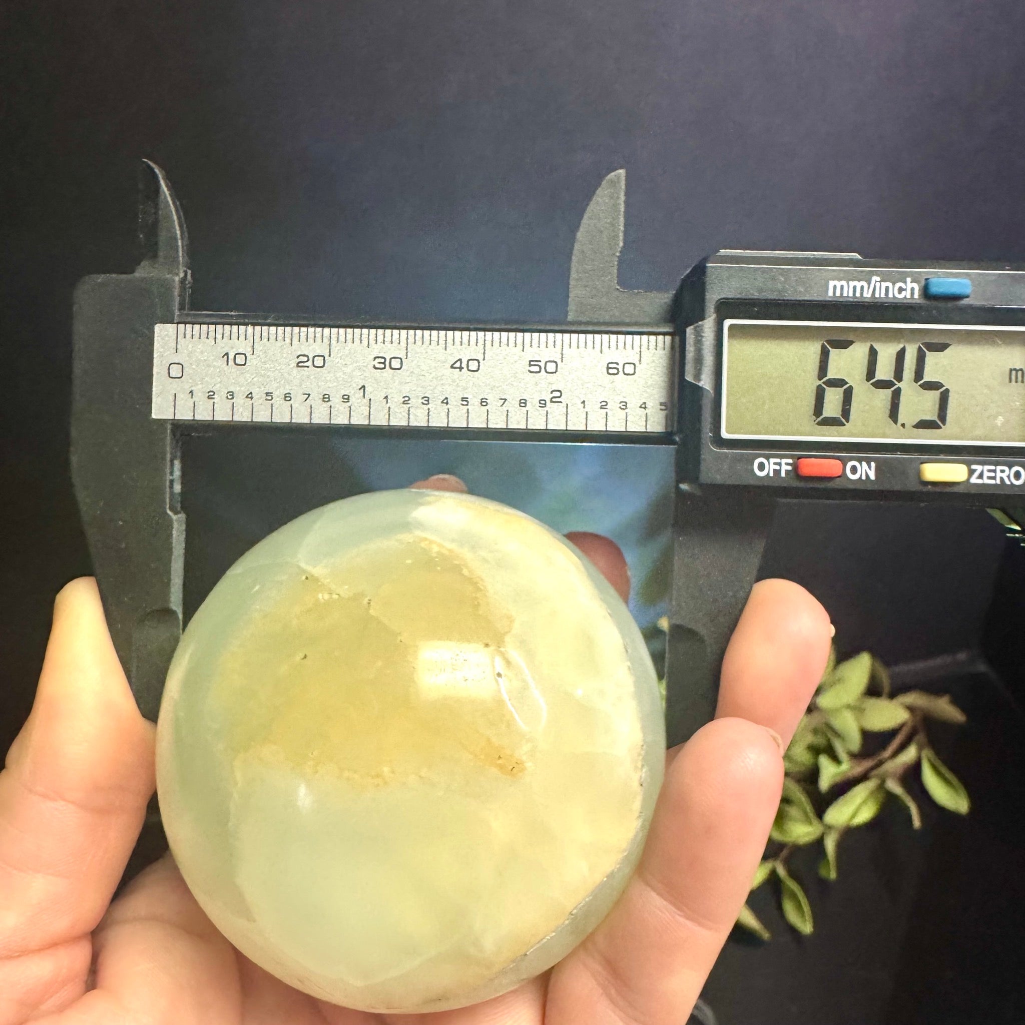 Pistachio Calcite Sphere