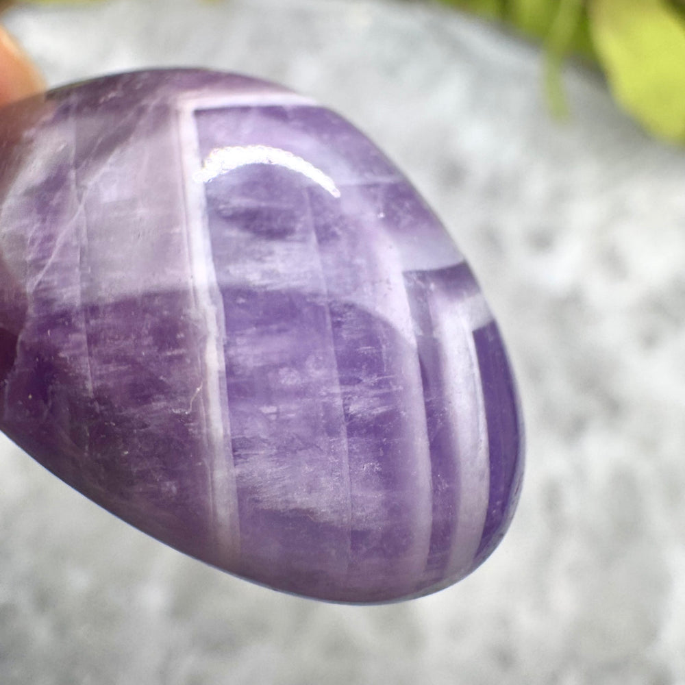 Chevron Amethyst Pendant