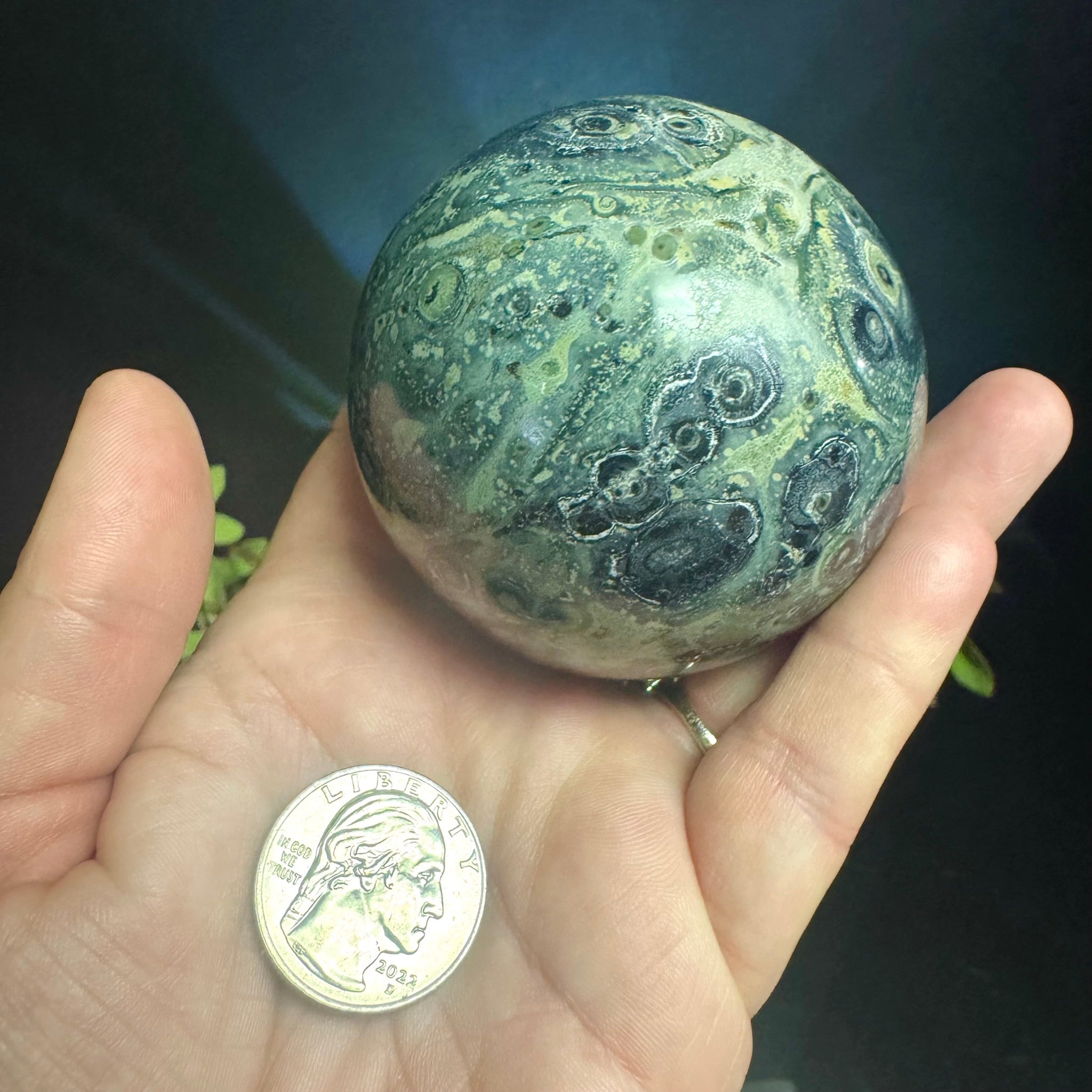 Kambaba Jasper Sphere