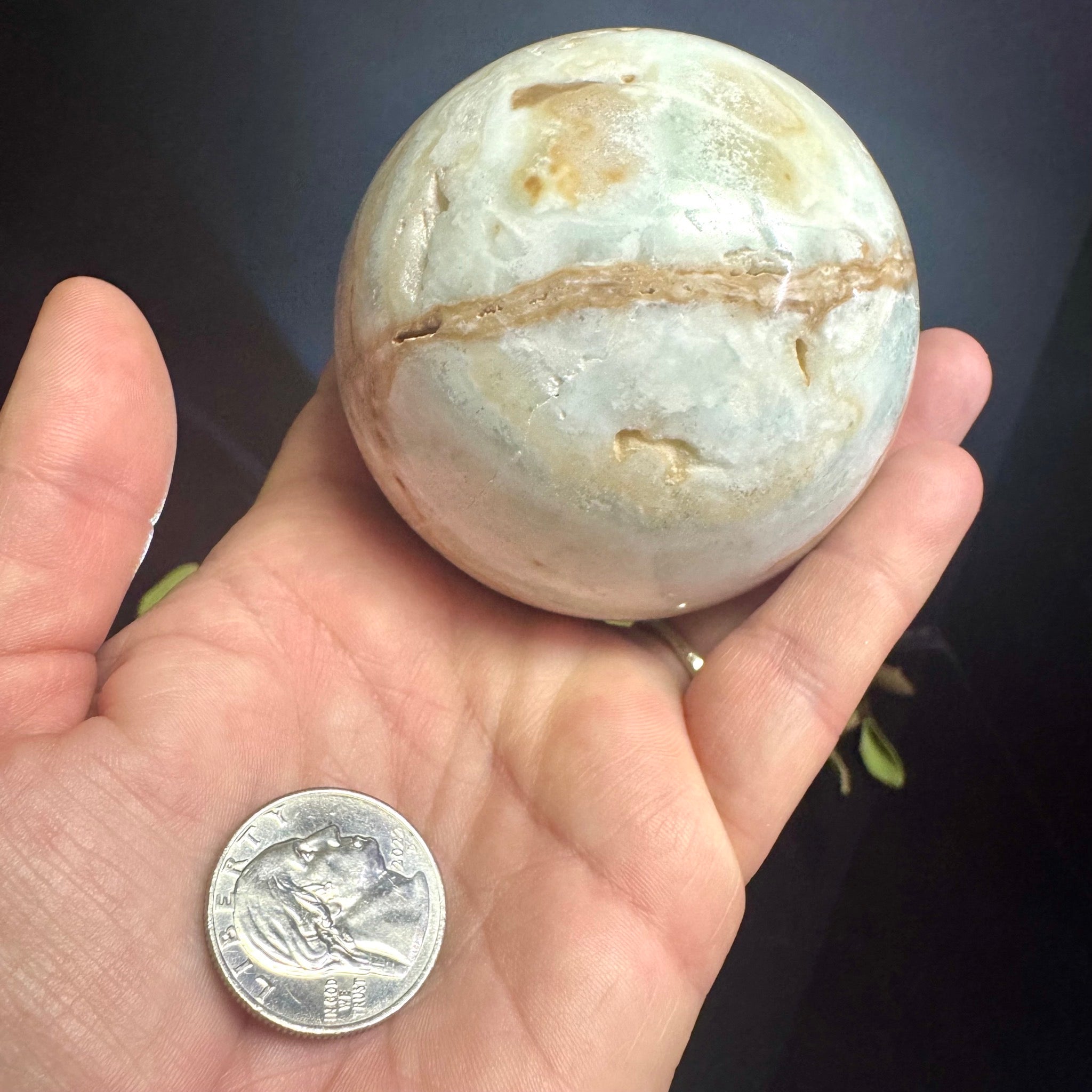 Caribbean Calcite Sphere