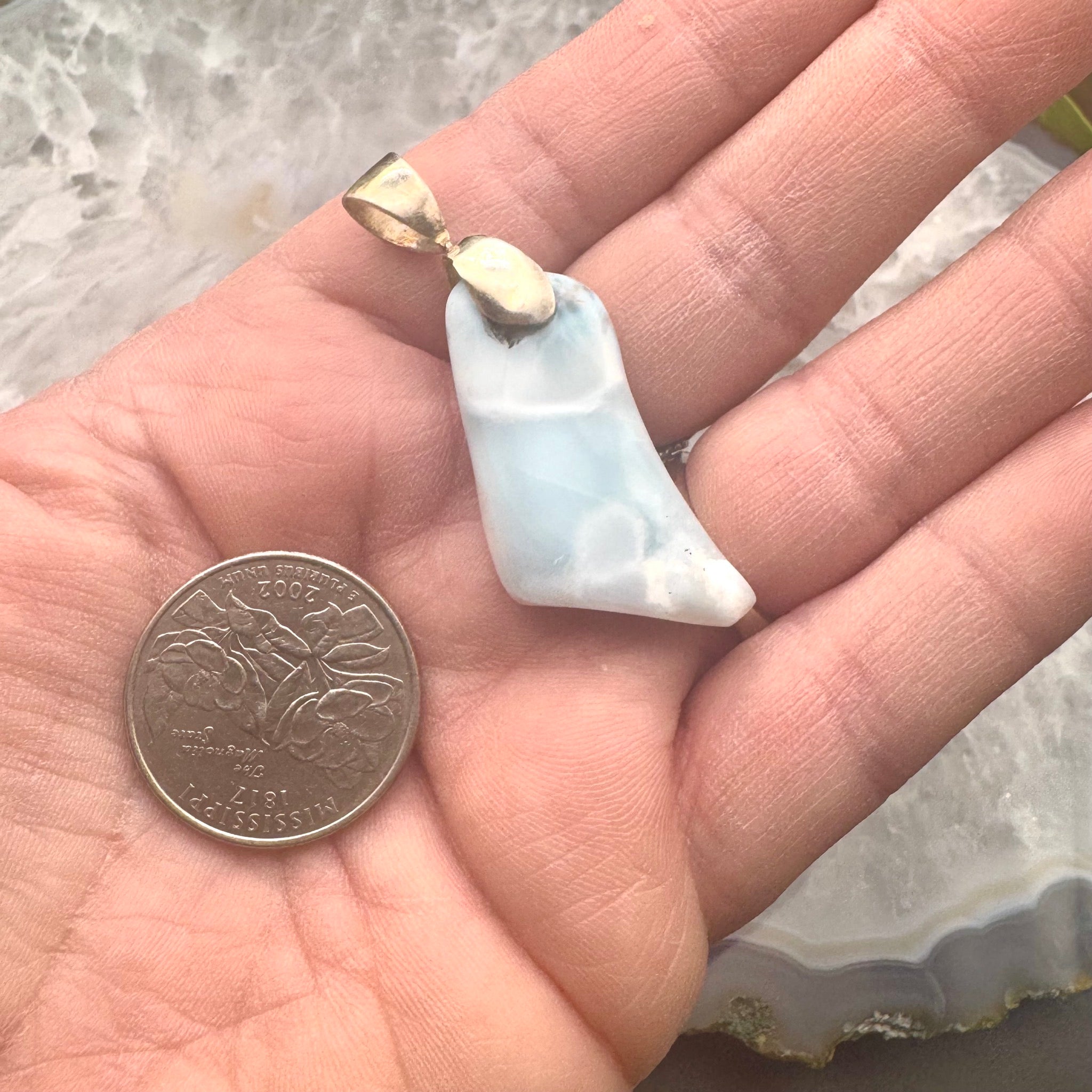 Larimar Pendant