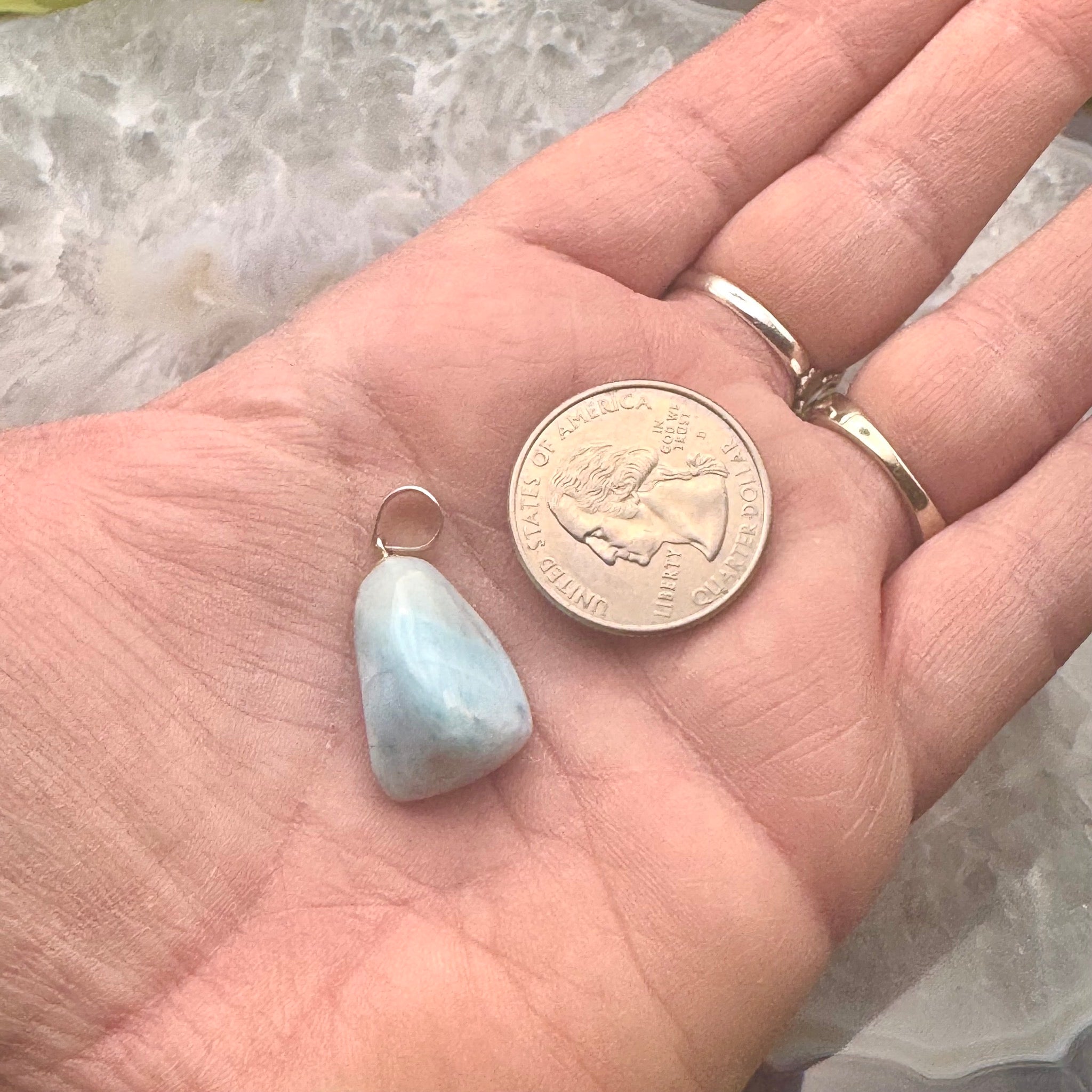 Larimar Pendant