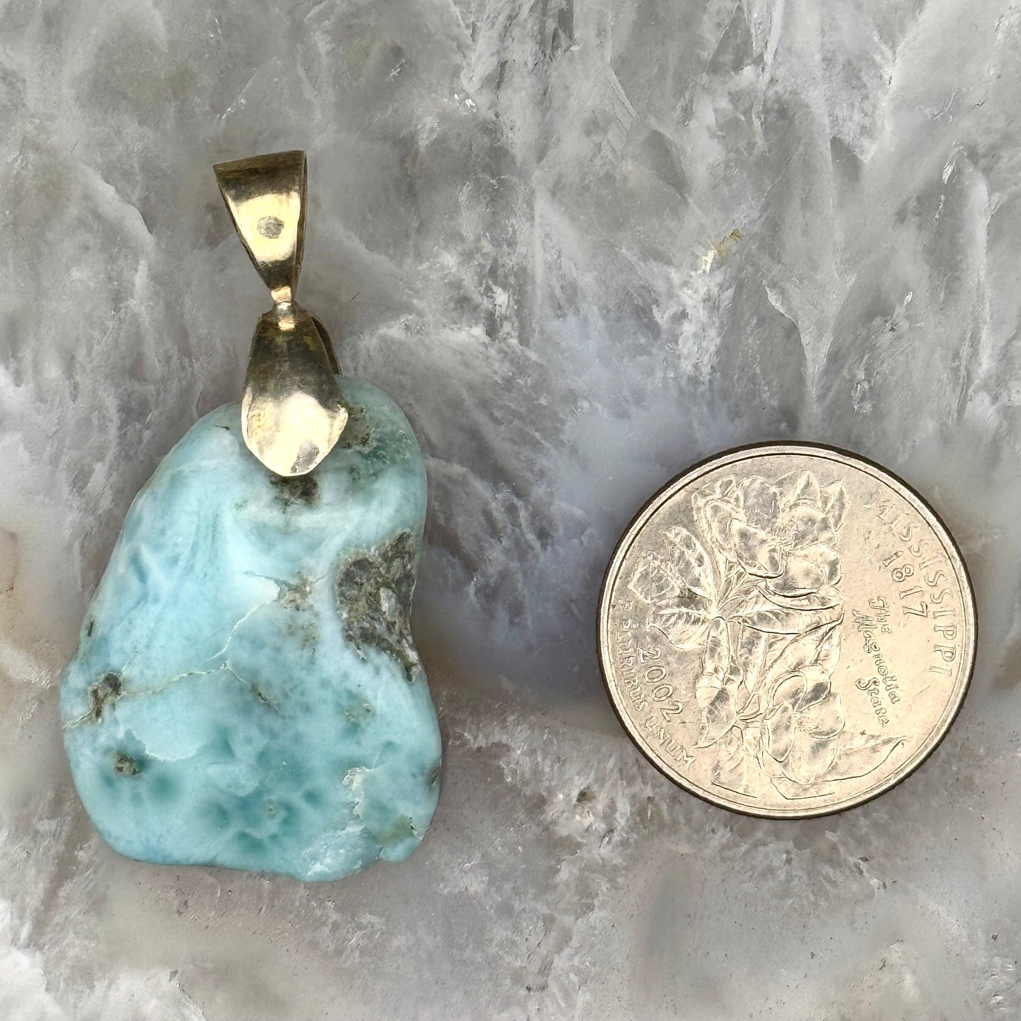 Larimar Pendant