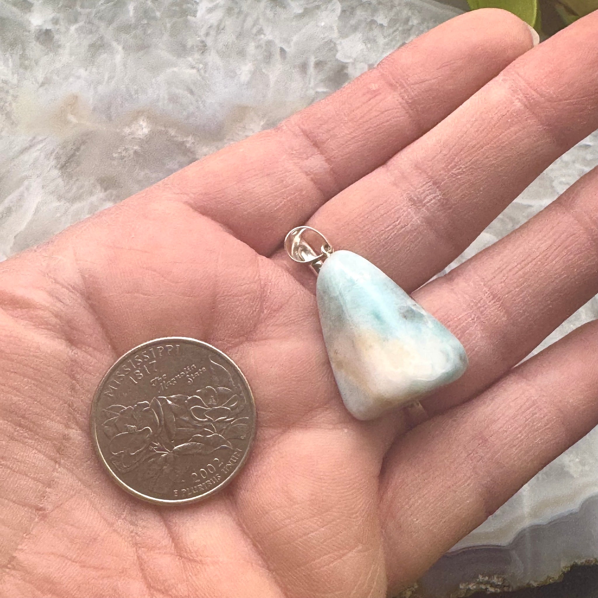 Larimar Pendant