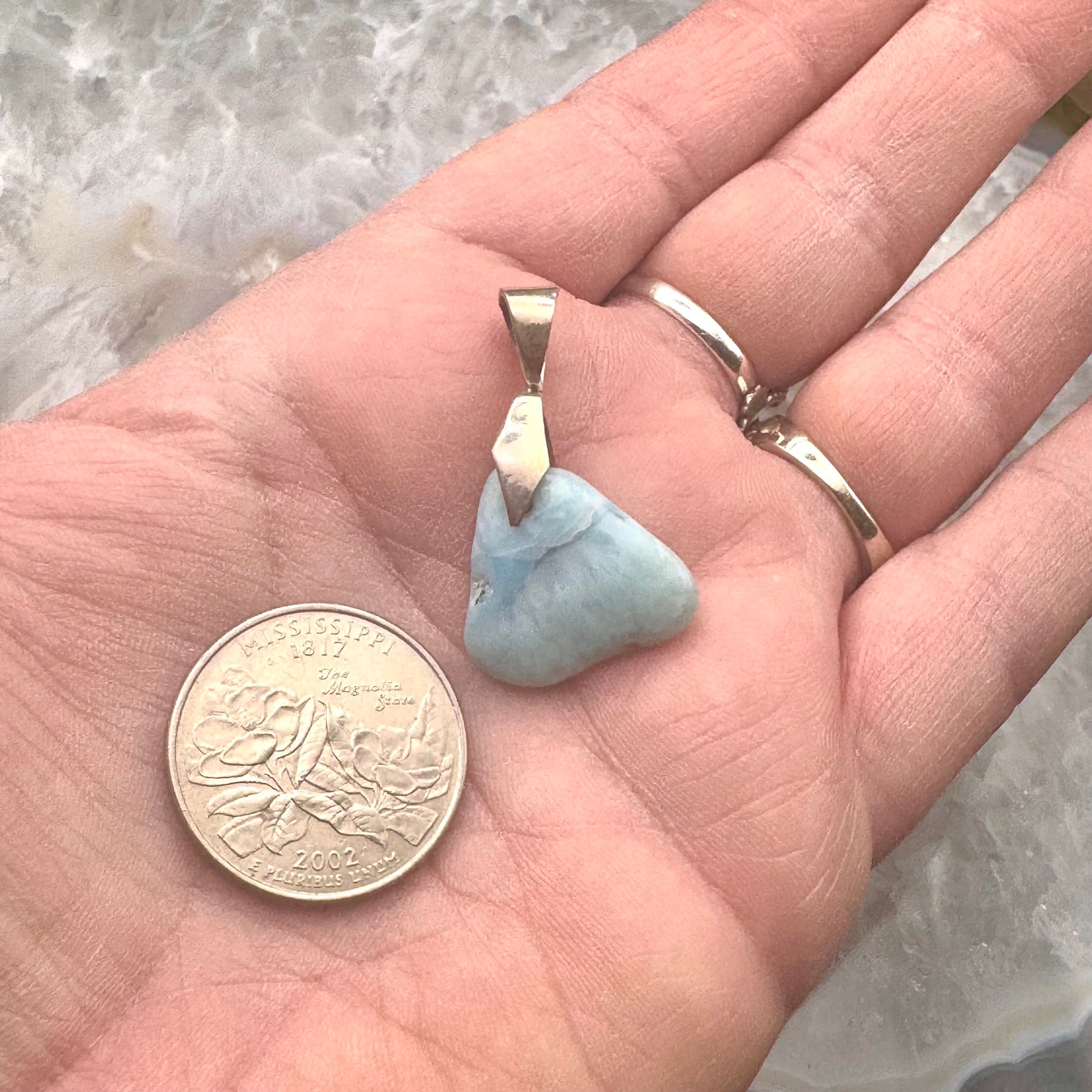 Larimar Pendant