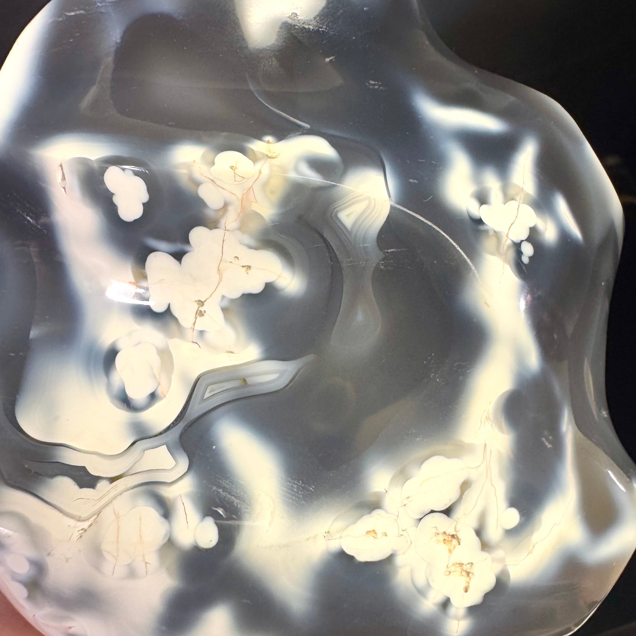 Orca Agate Flame – Soul Journey Gems