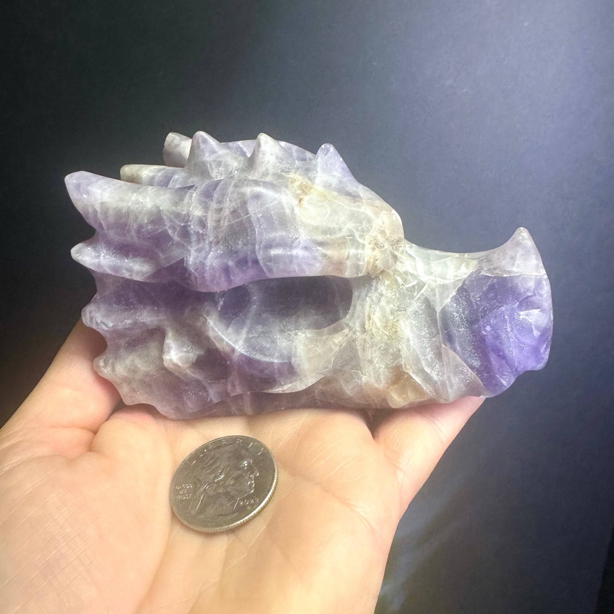Chevron Amethyst Dragon