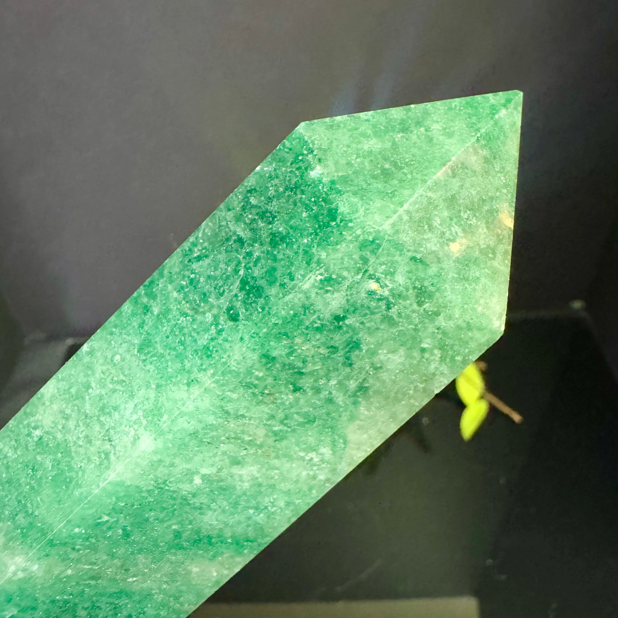 Green Strawberry Quartz Tower