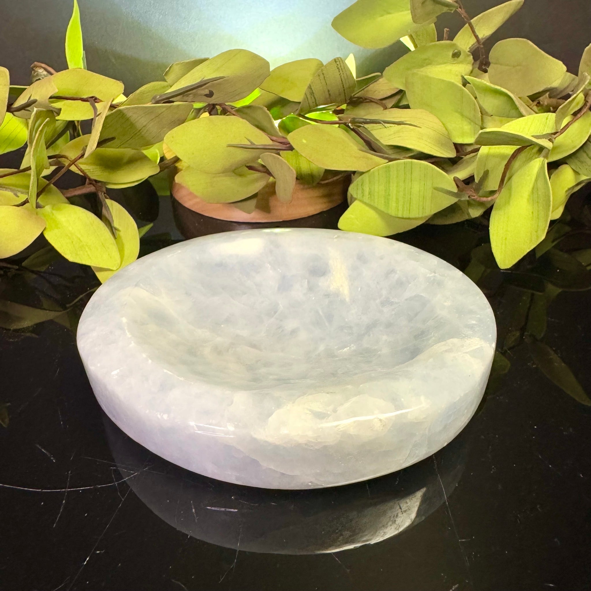 Blue Calcite Bowl