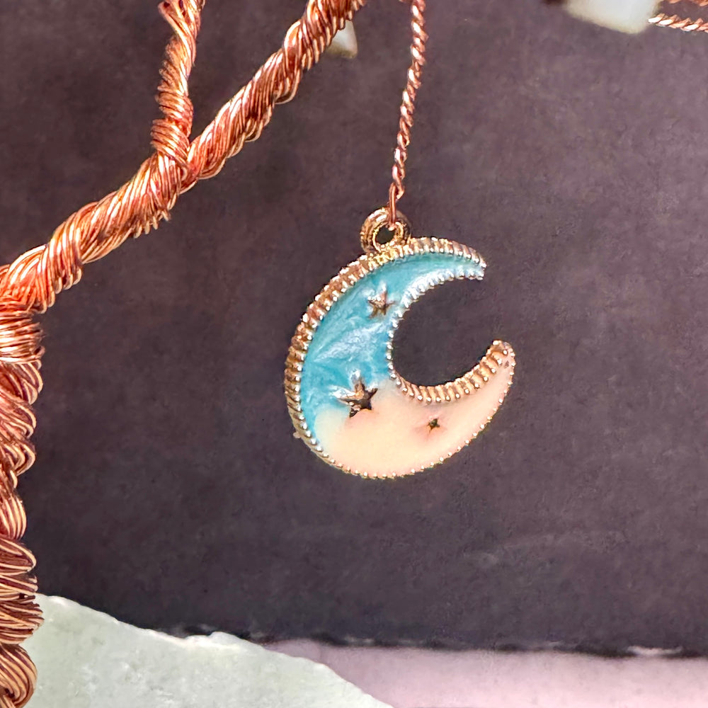 Amazonite on Green Aventurine Mojo Tree