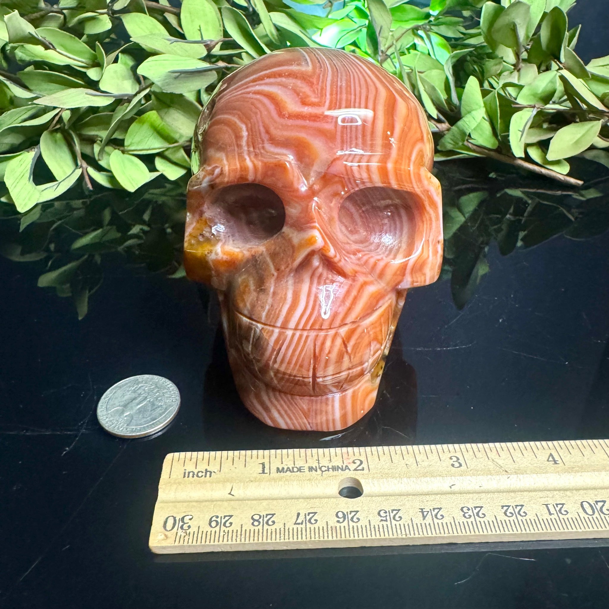 Sardonyx Carved Skull