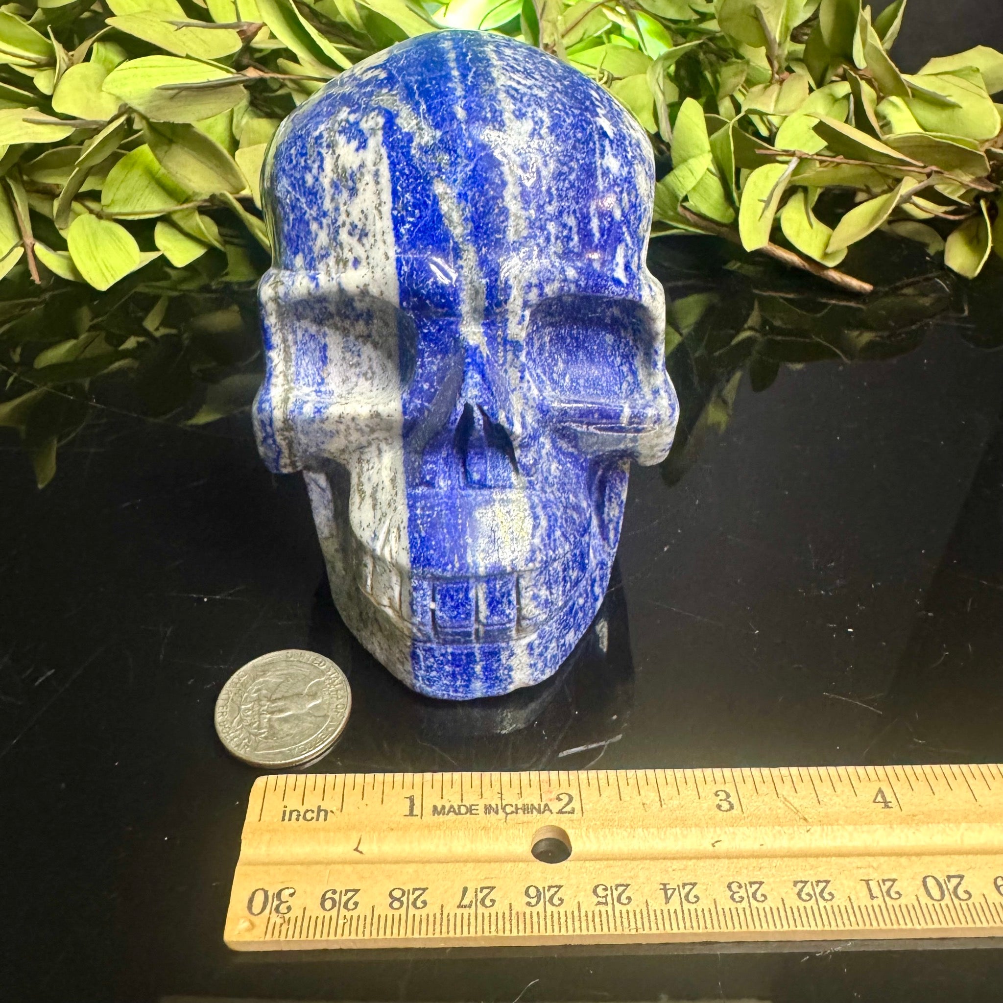 Lapis Lazuli Skull