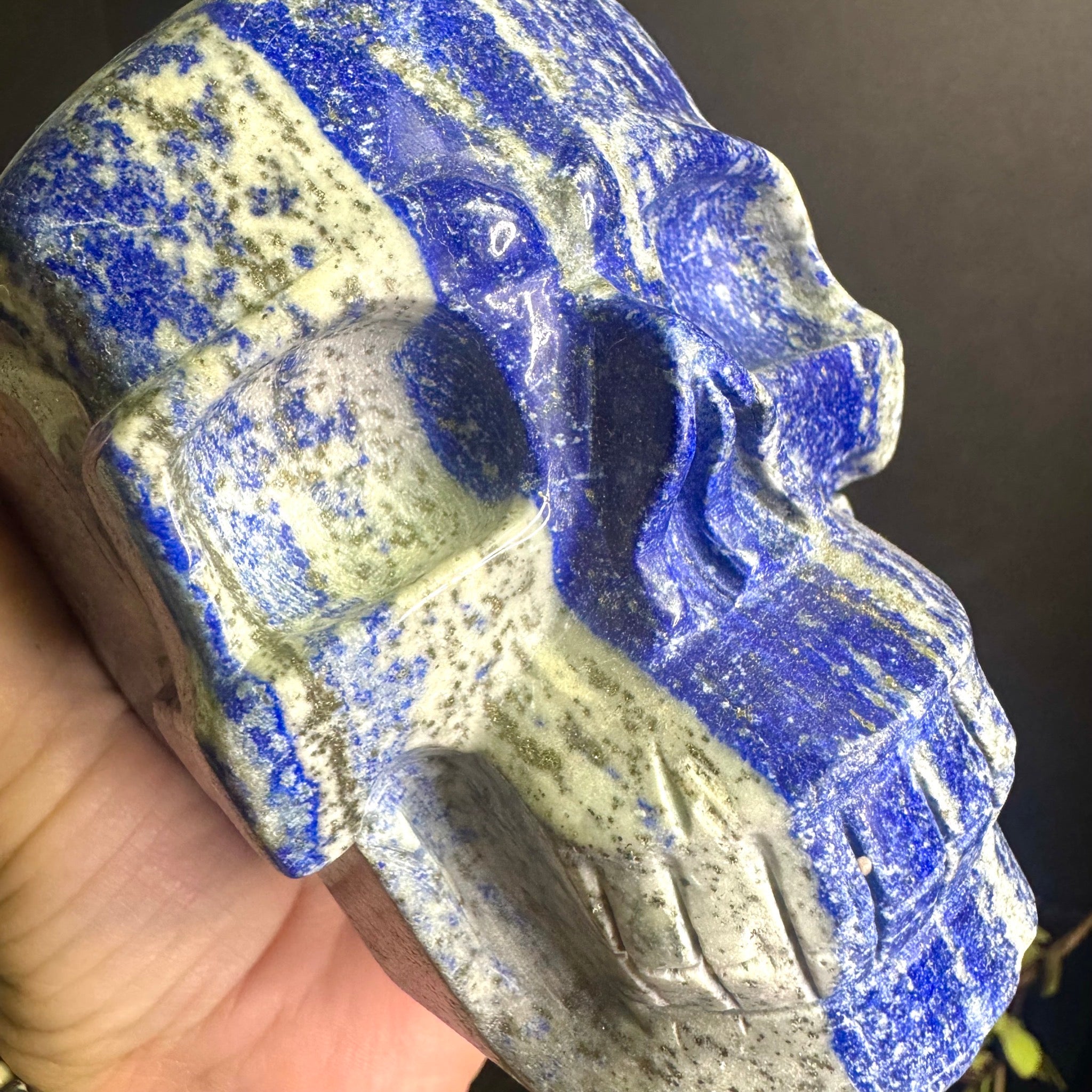 Lapis Lazuli Skull