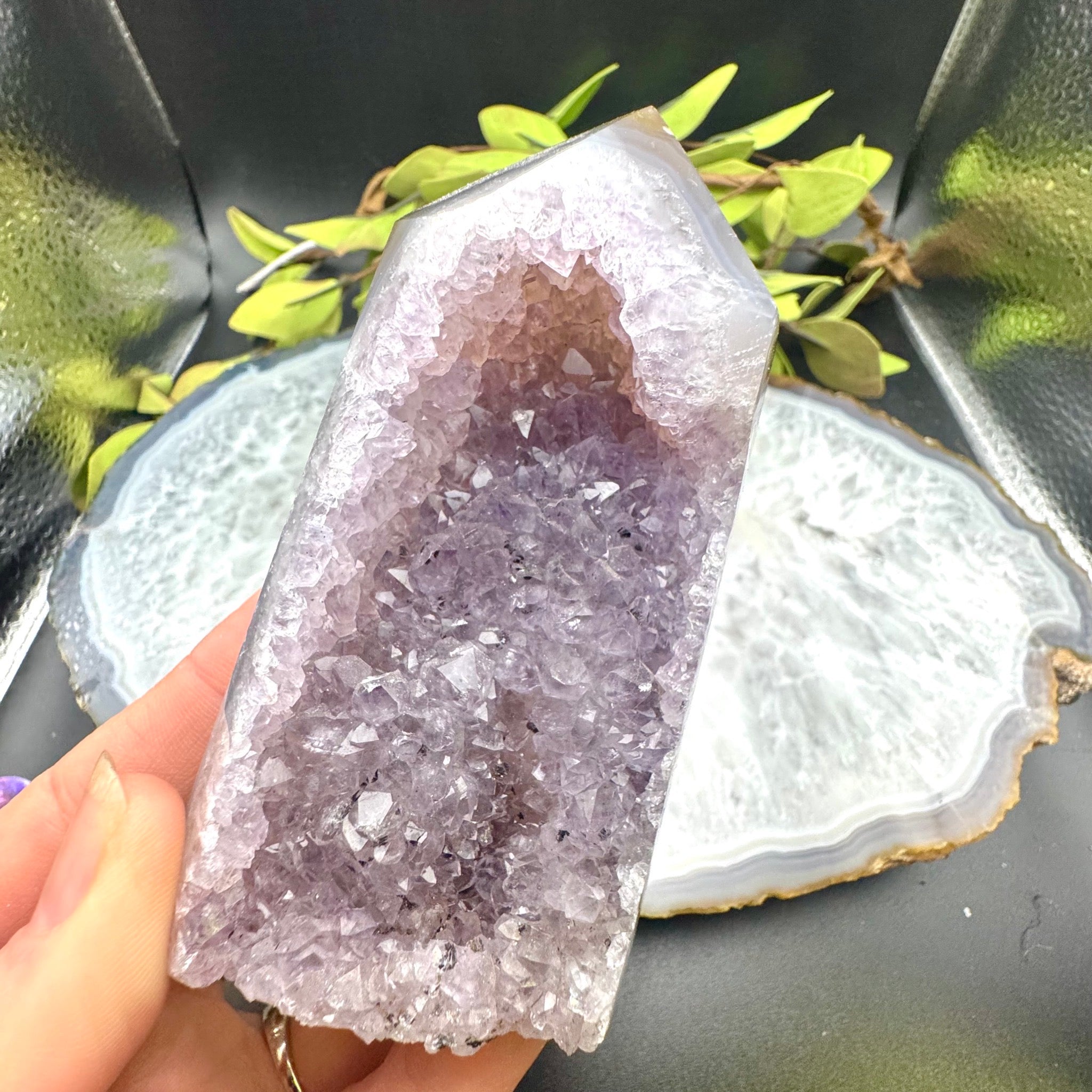 Amethyst & Agate Tower