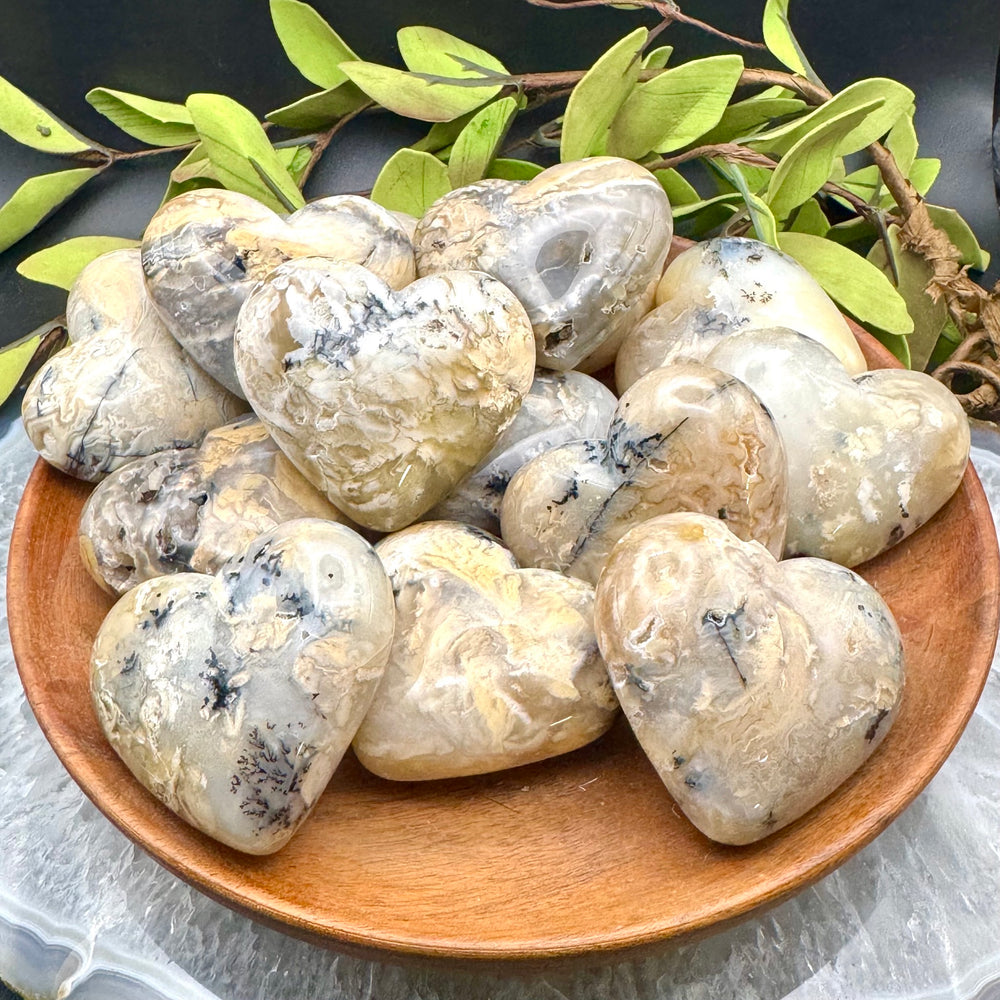 Dendritic Agate Heart