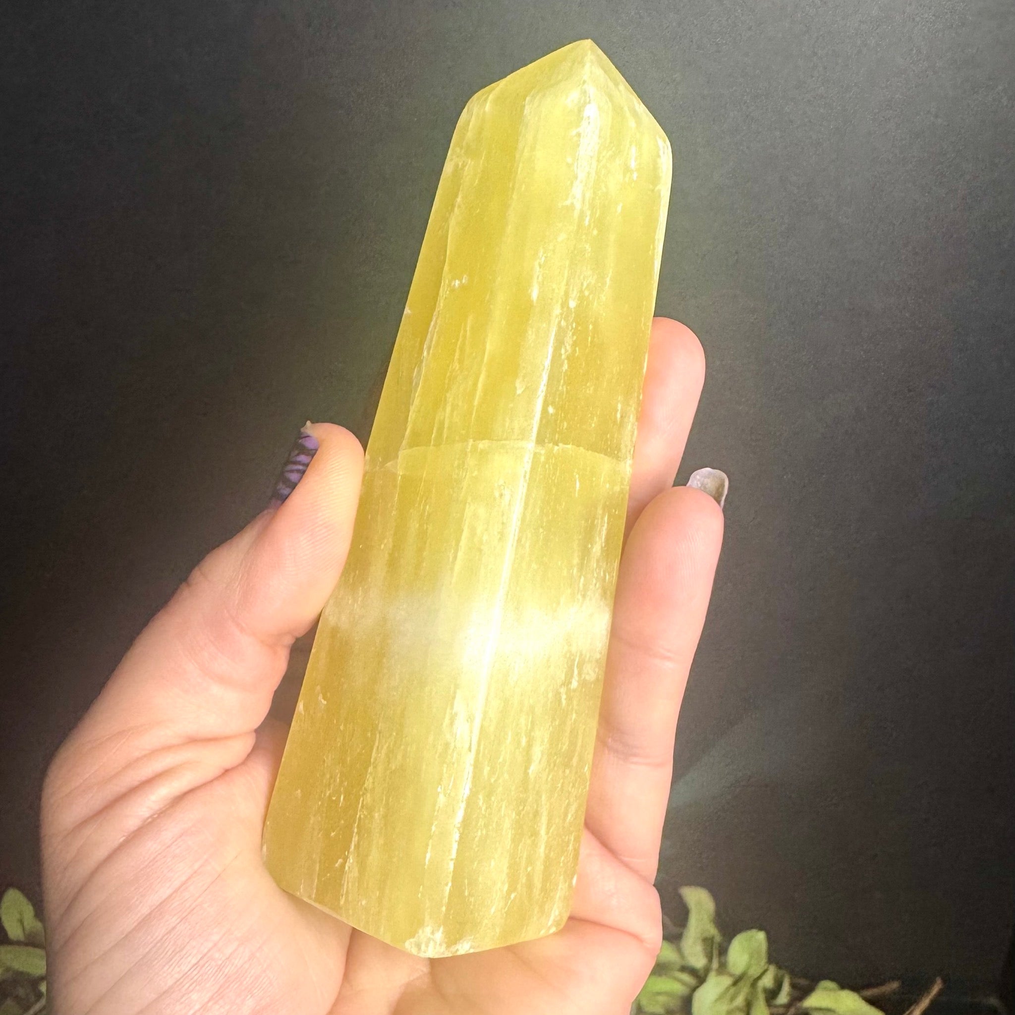 Yellow Calcite Tower