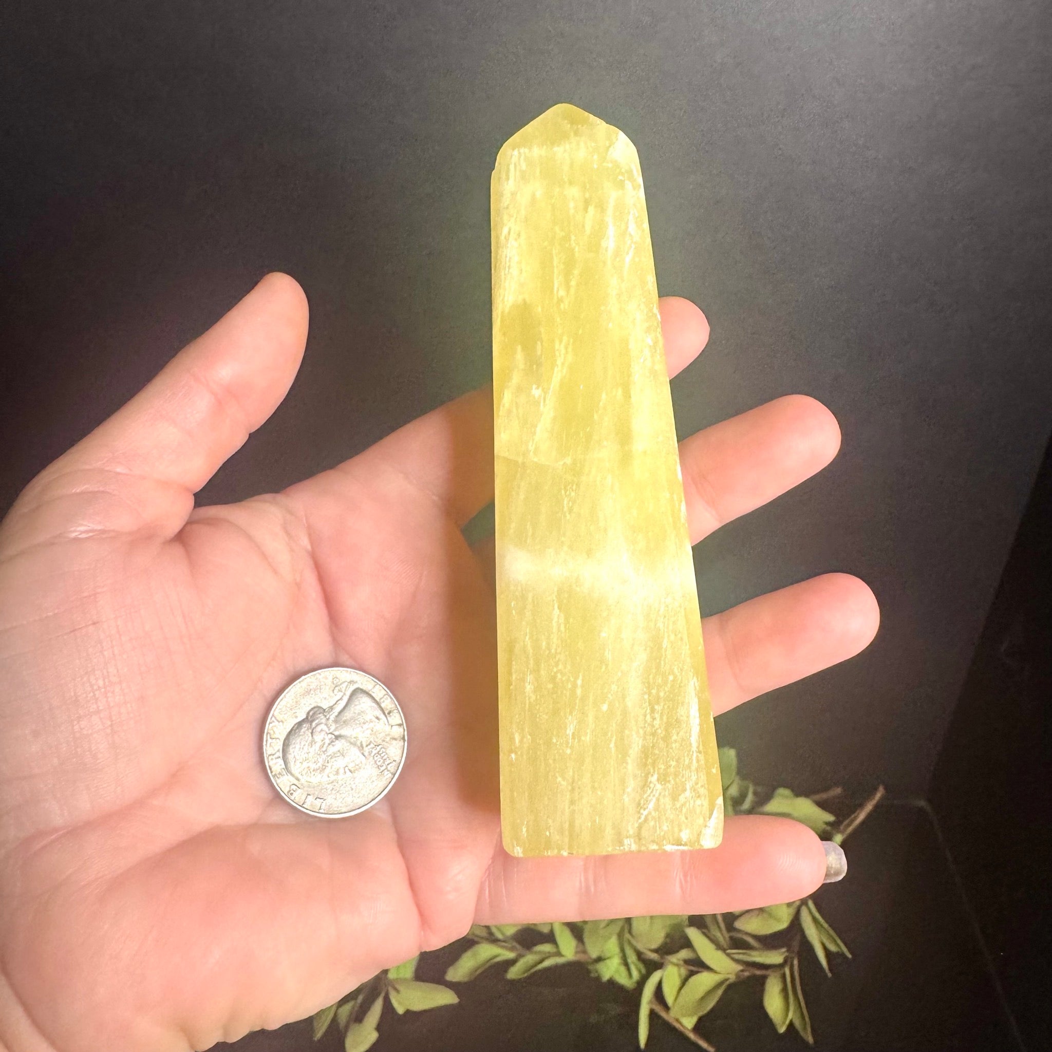 Yellow Calcite Tower