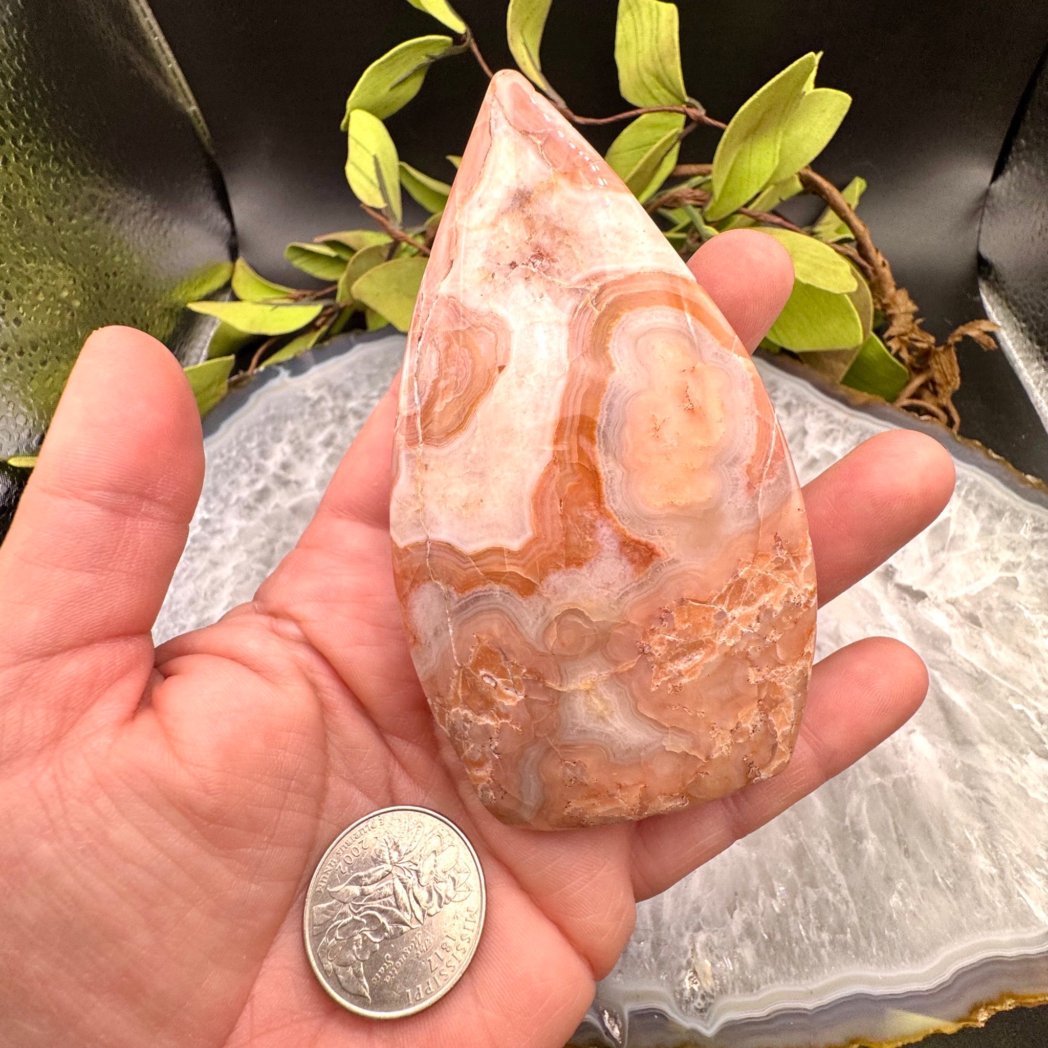 Agate Teardrop Free Form