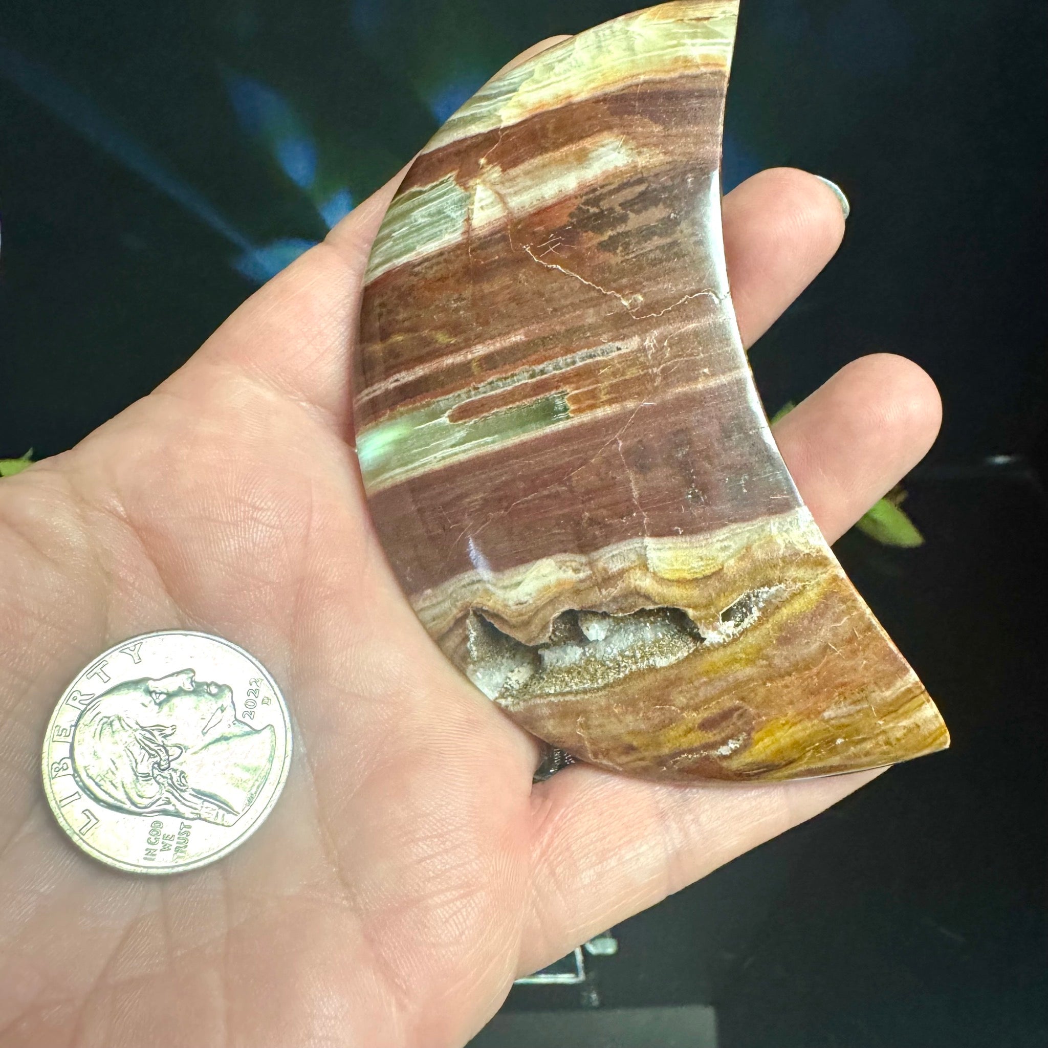 Onyx Moon Carving