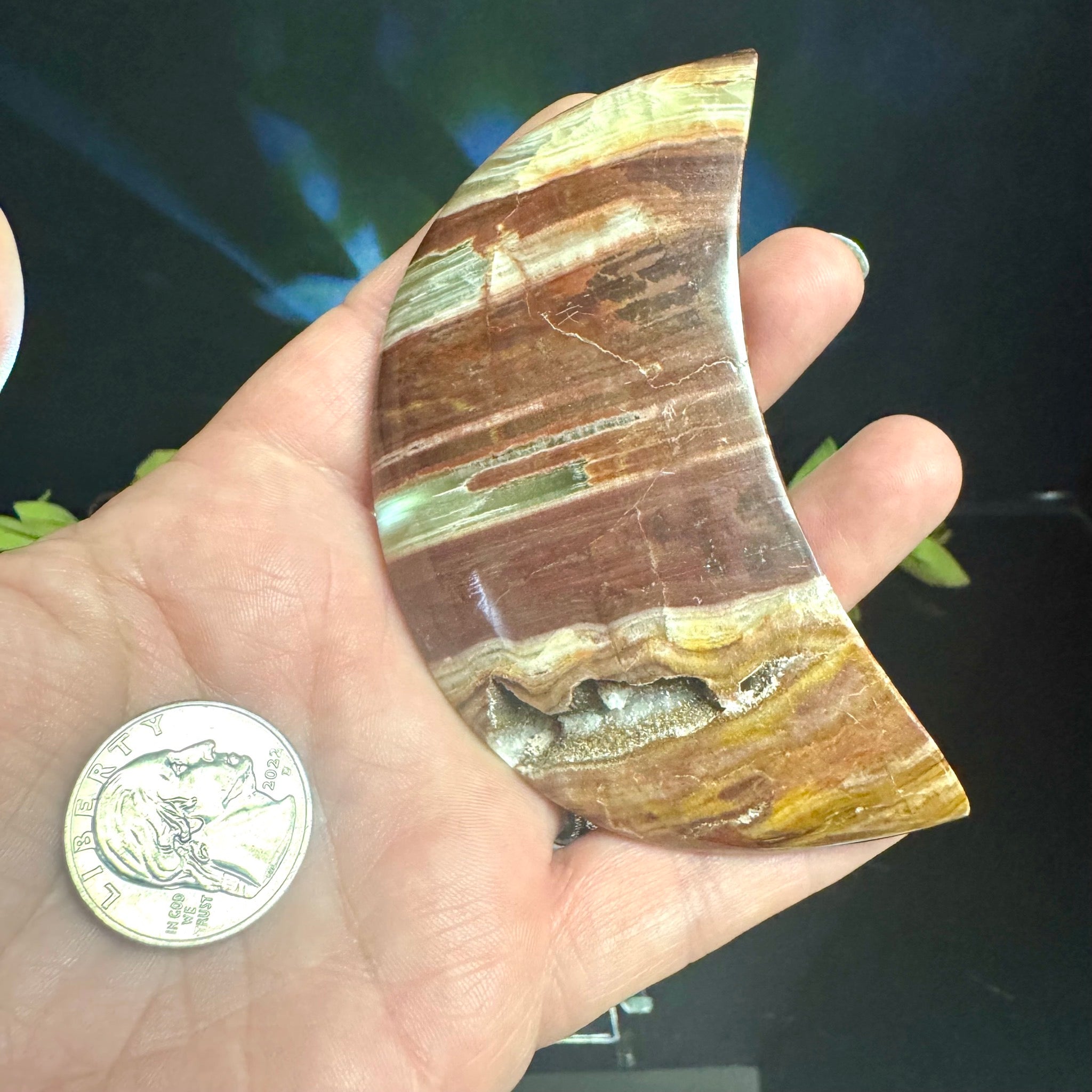 Onyx Moon Carving