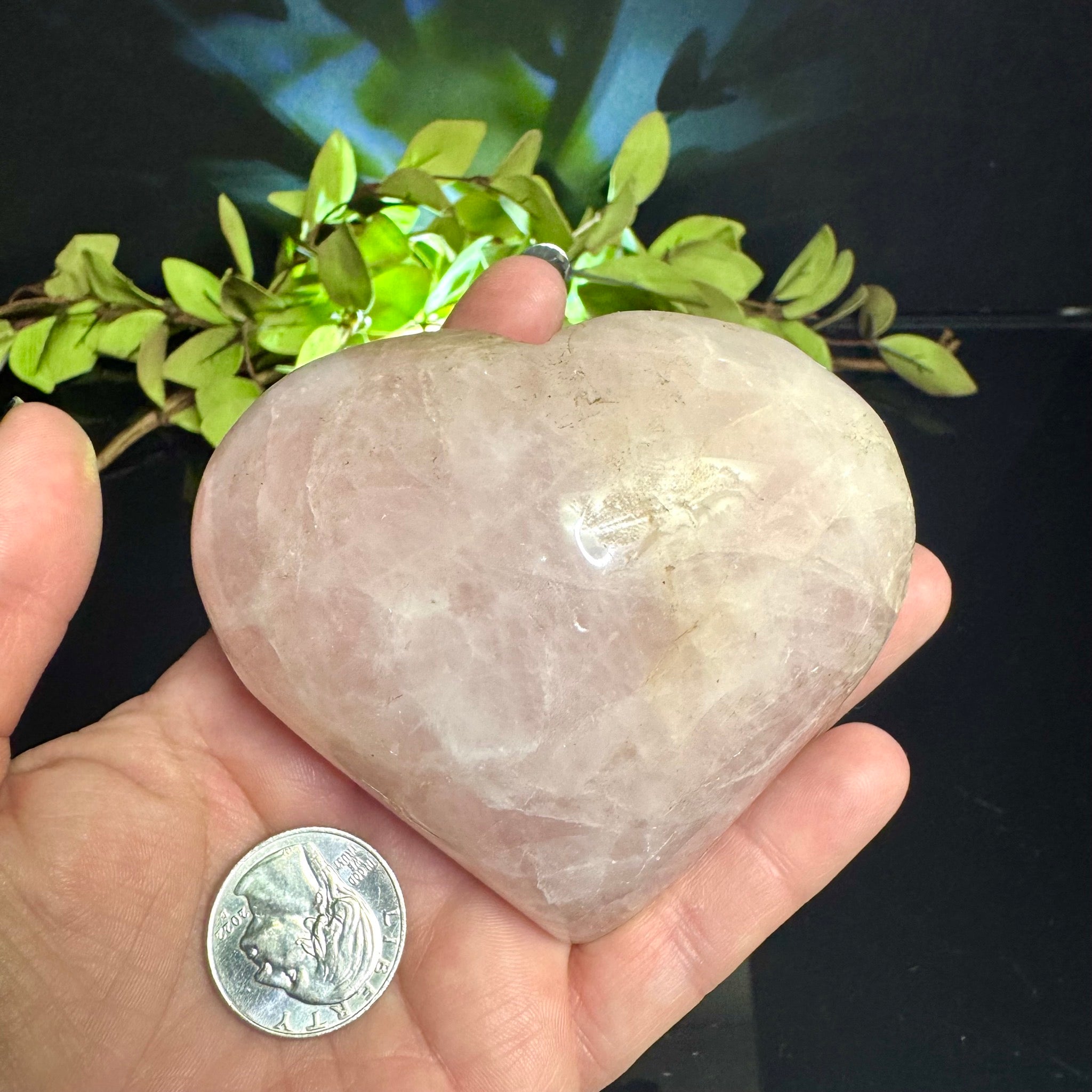 Rose Quartz Heart