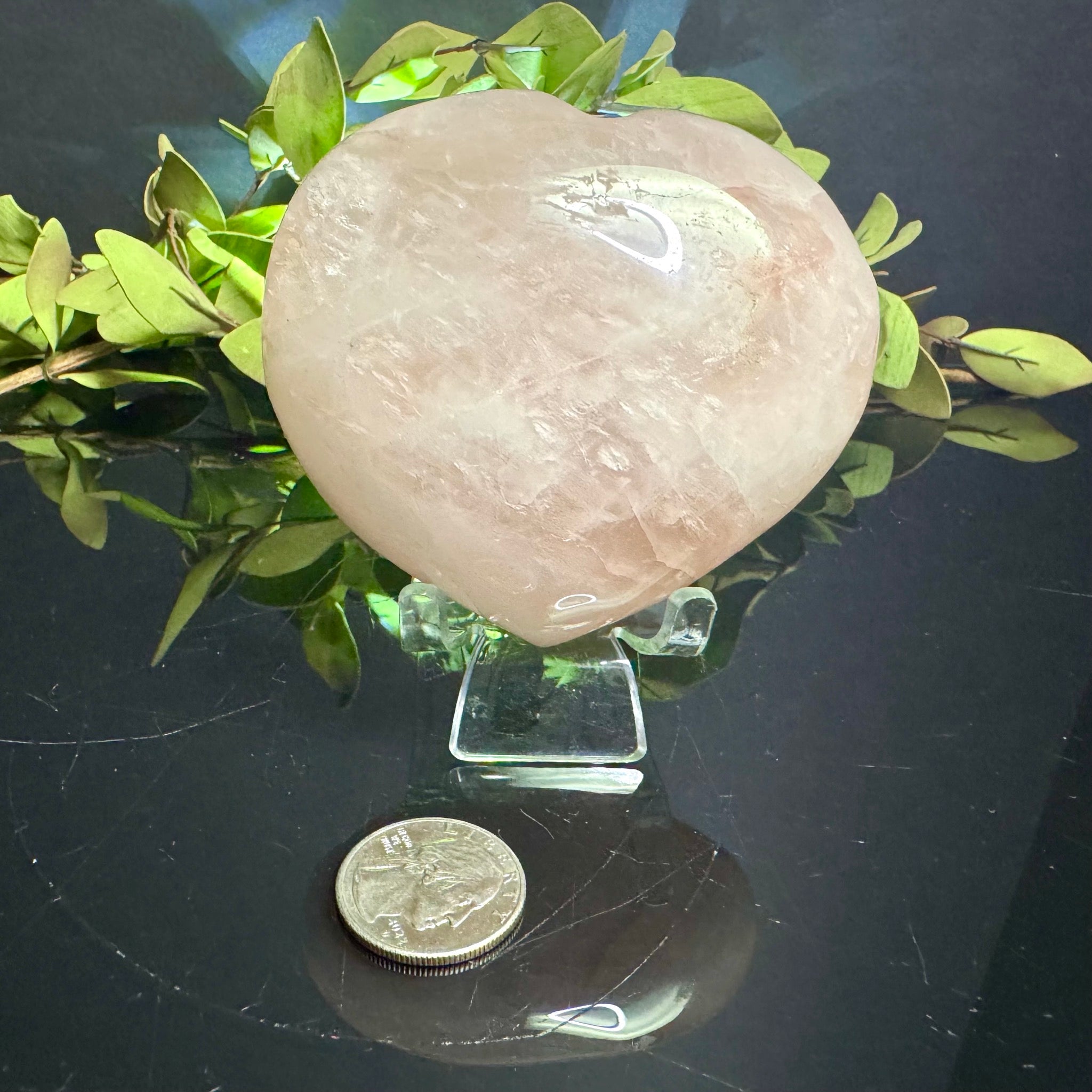 Rose Quartz Heart