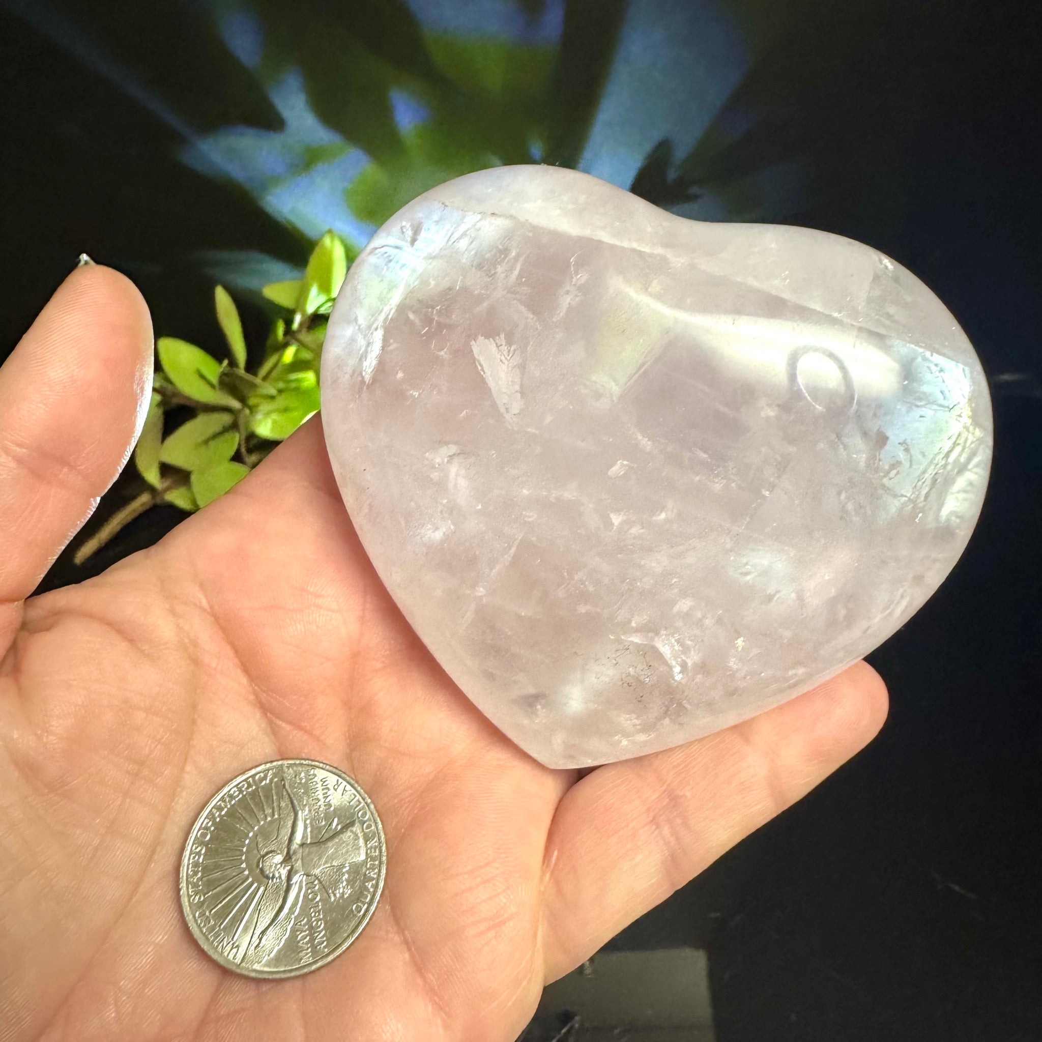 Rose Quartz Heart
