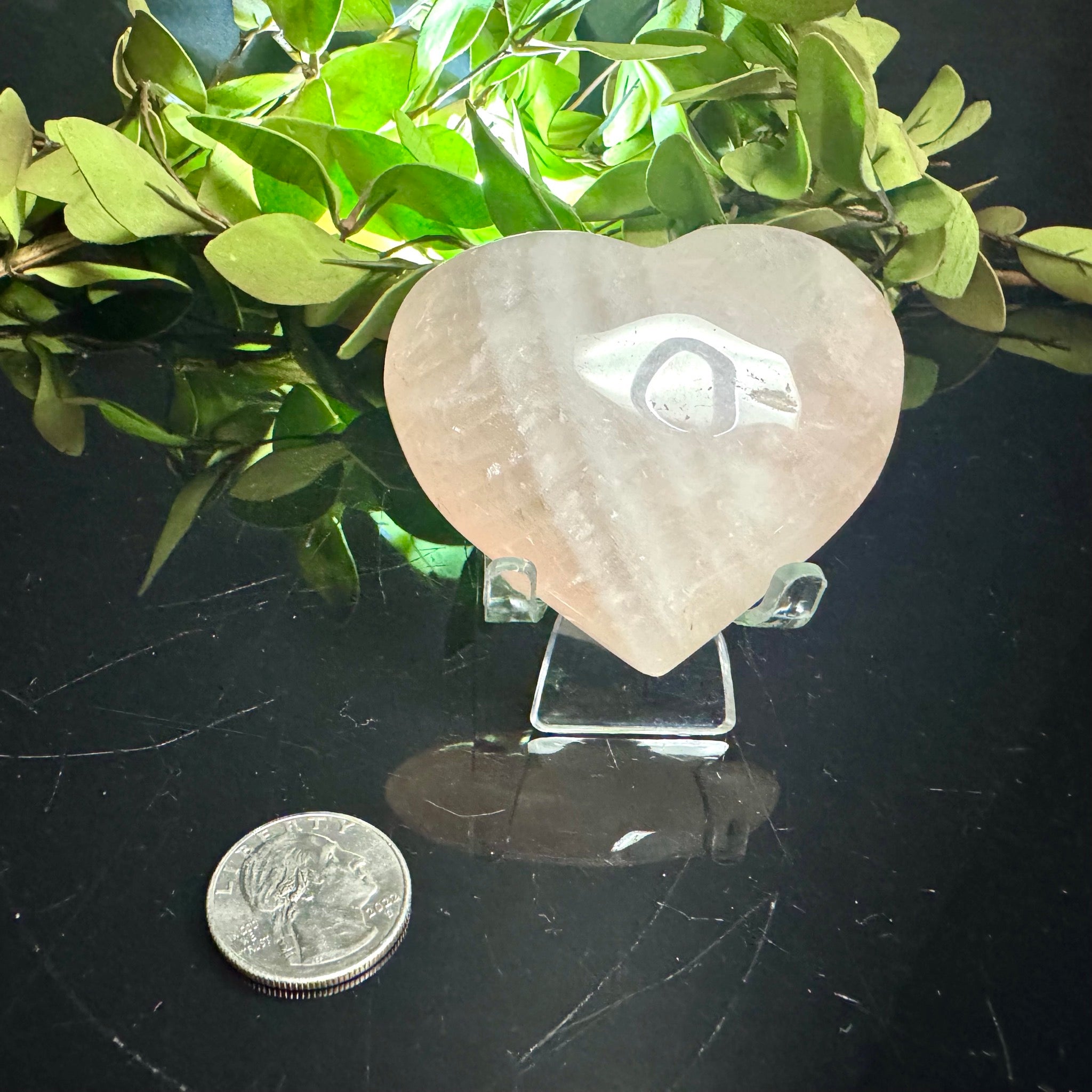 Rose Quartz Heart