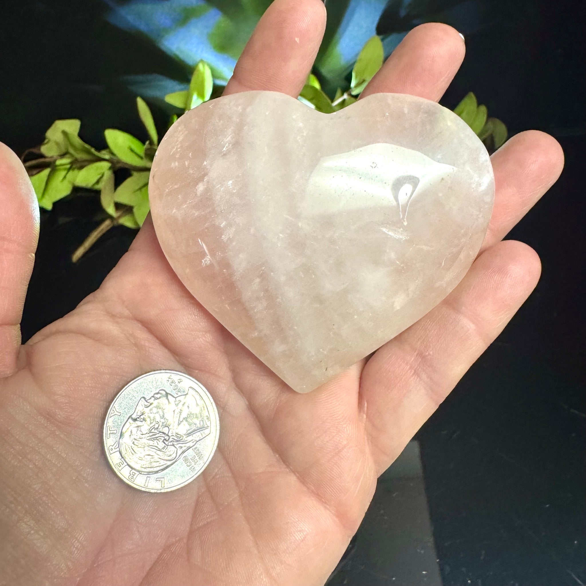 Rose Quartz Heart
