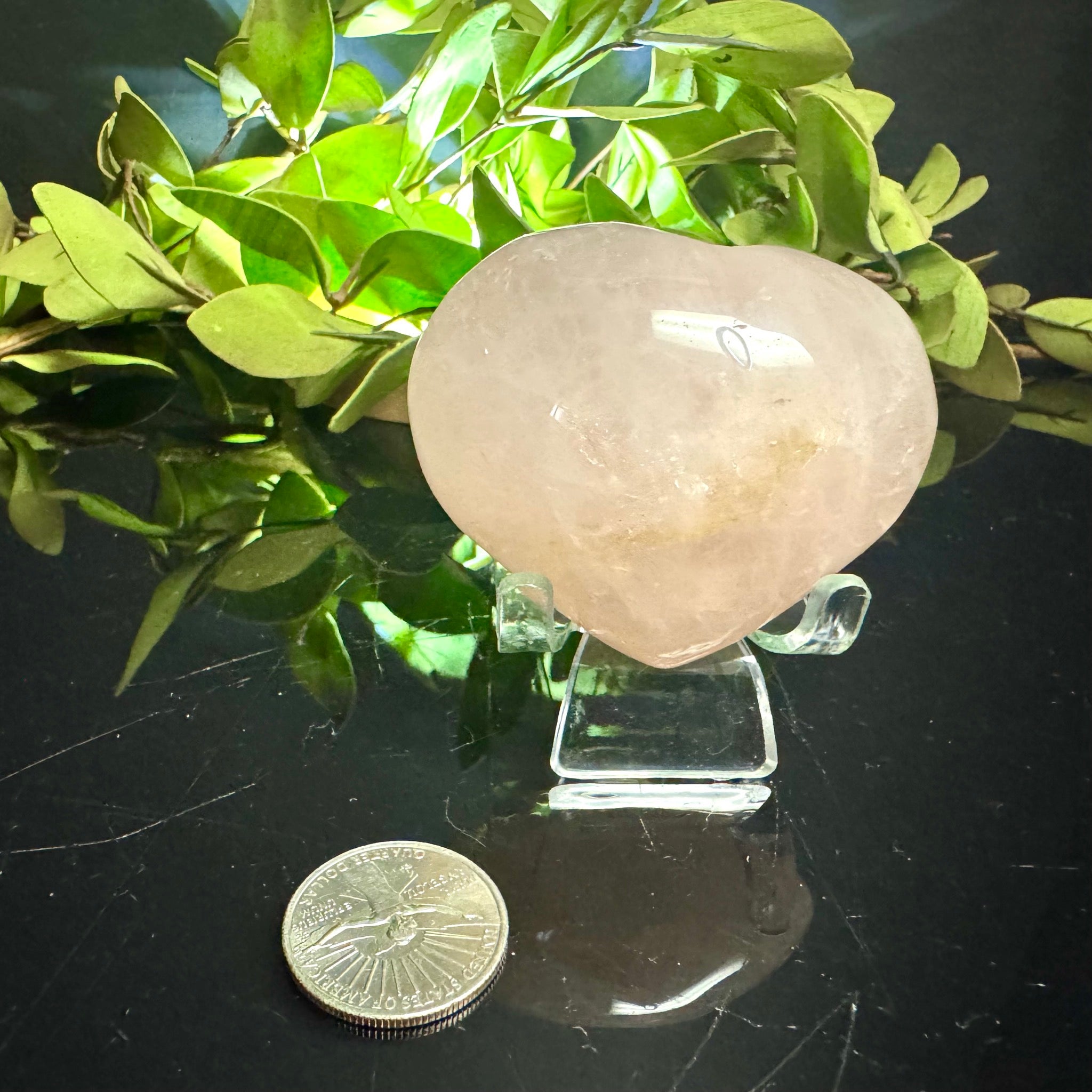 Rose Quartz Heart