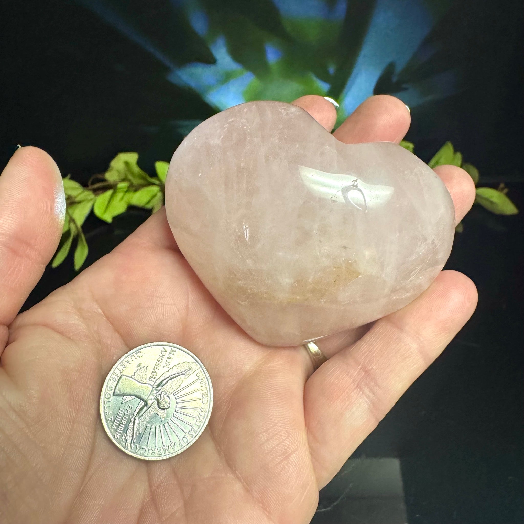 Rose Quartz Heart