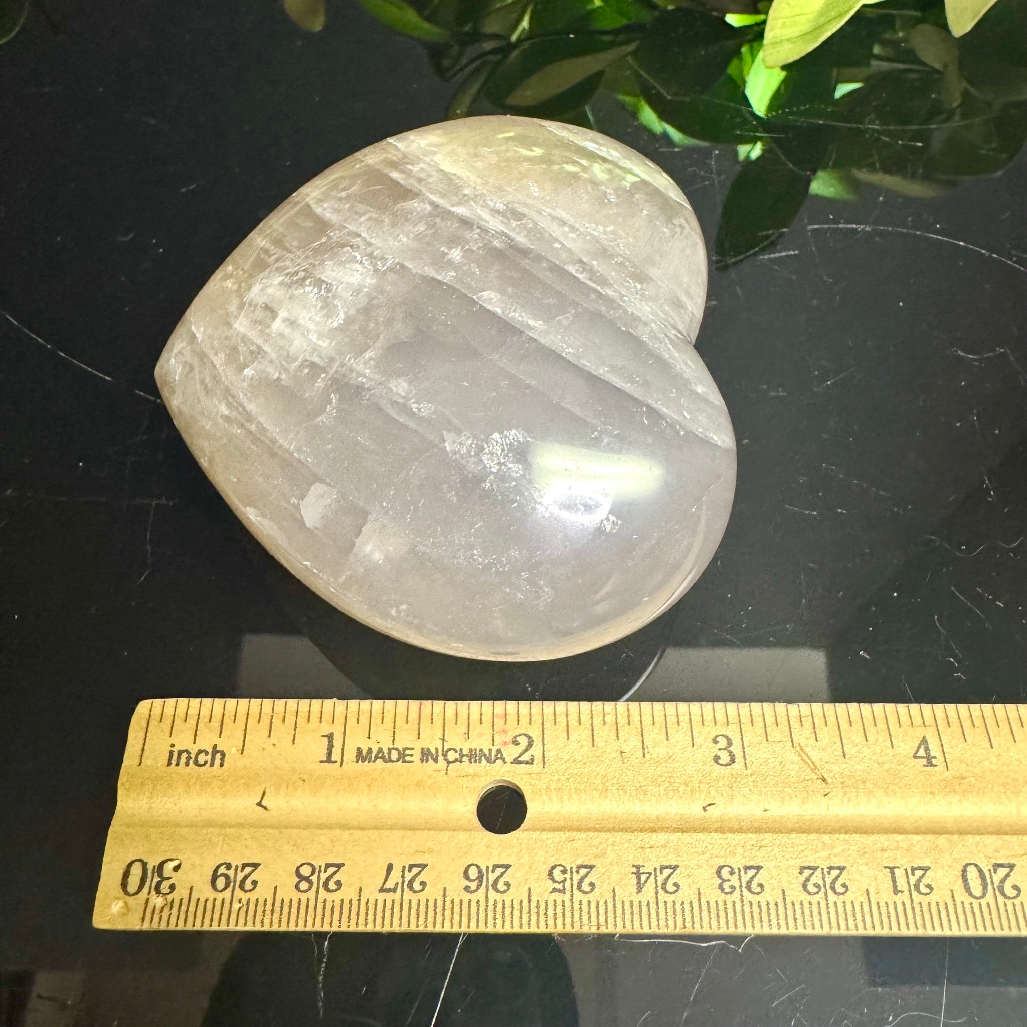 Blue Rose Quartz Heart