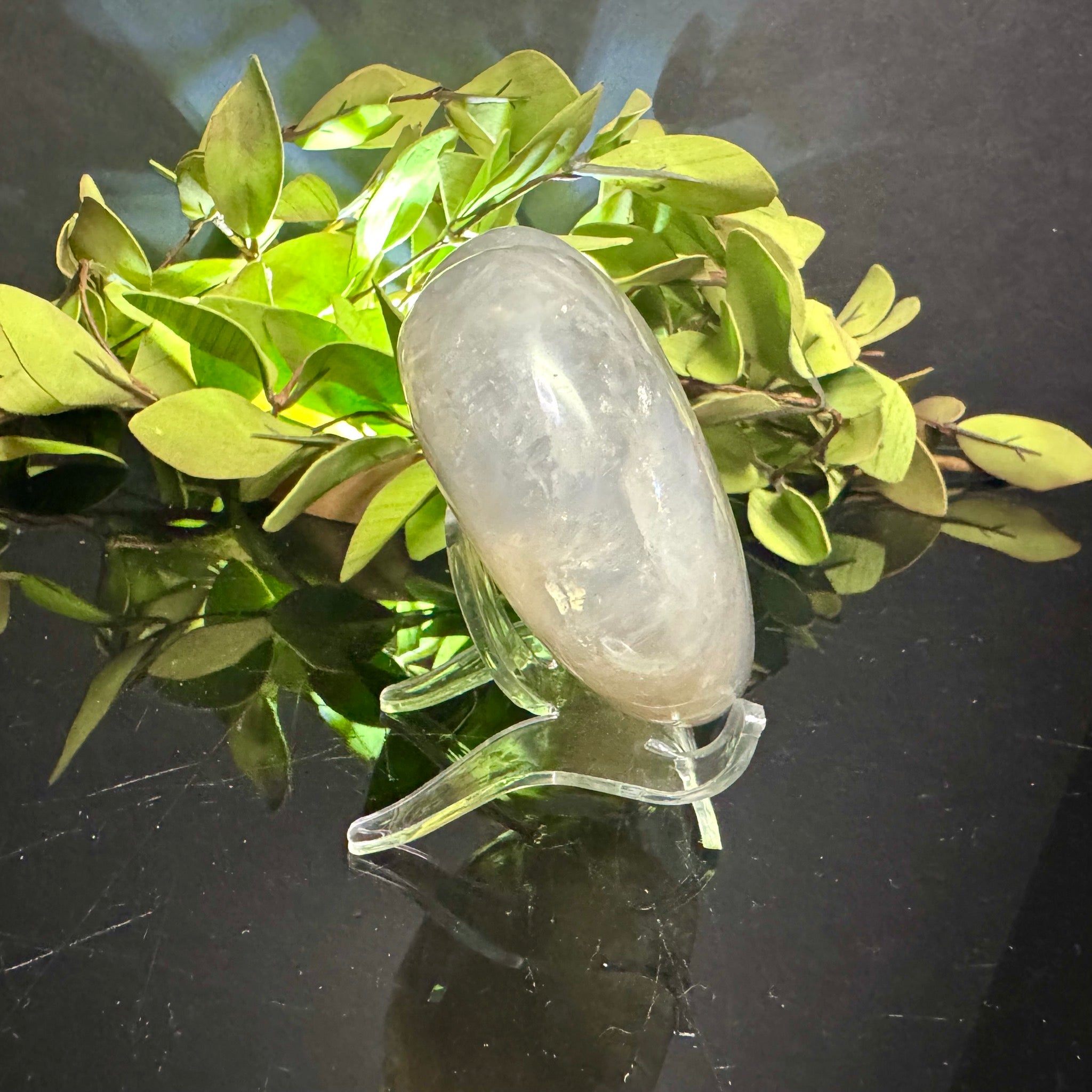 Blue Rose Quartz Heart