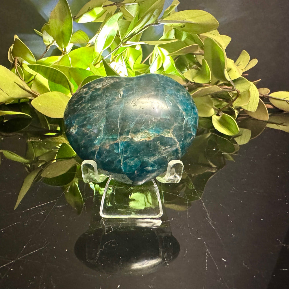 Blue Apatite Heart