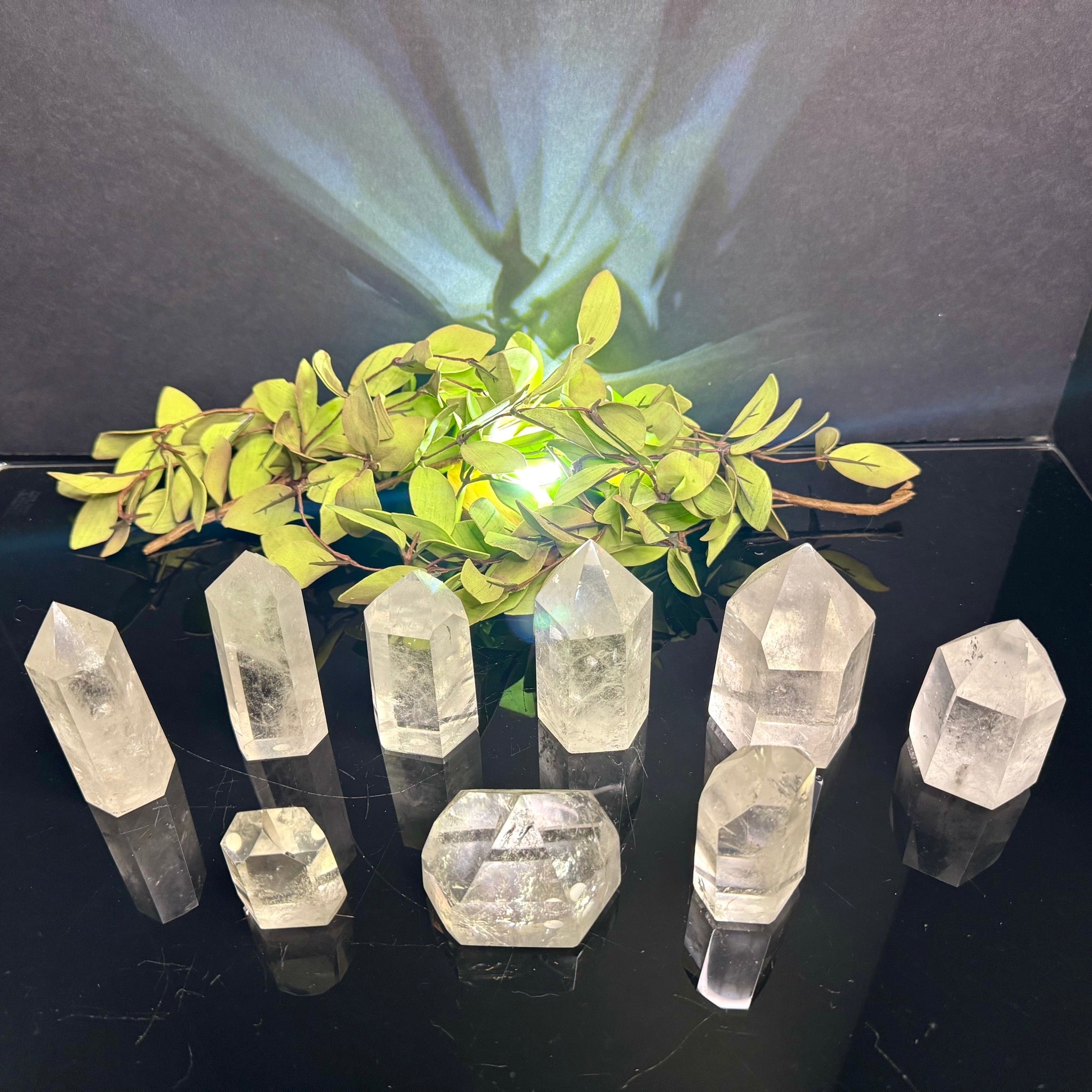 Clear Quartz Tower