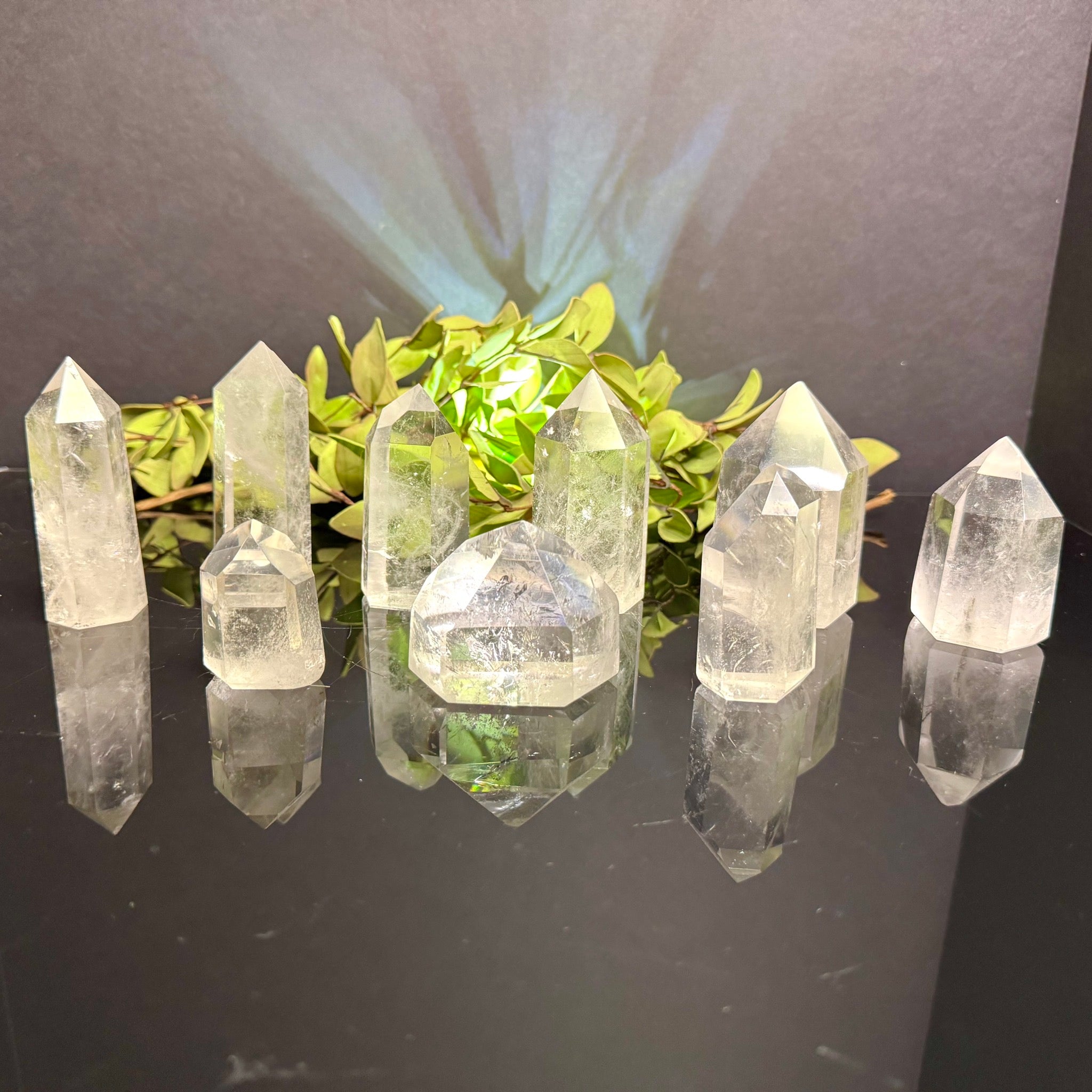 Clear Quartz Tower